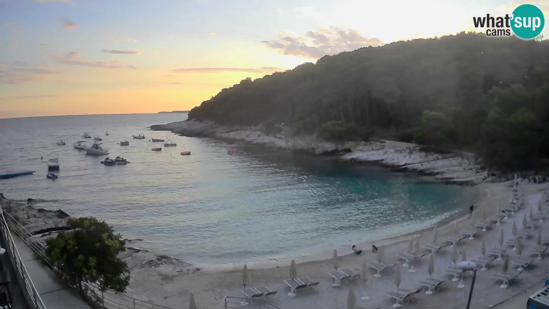 Webcam Mali Lošinj – spiaggia Sunčana uvala – Veli Žal