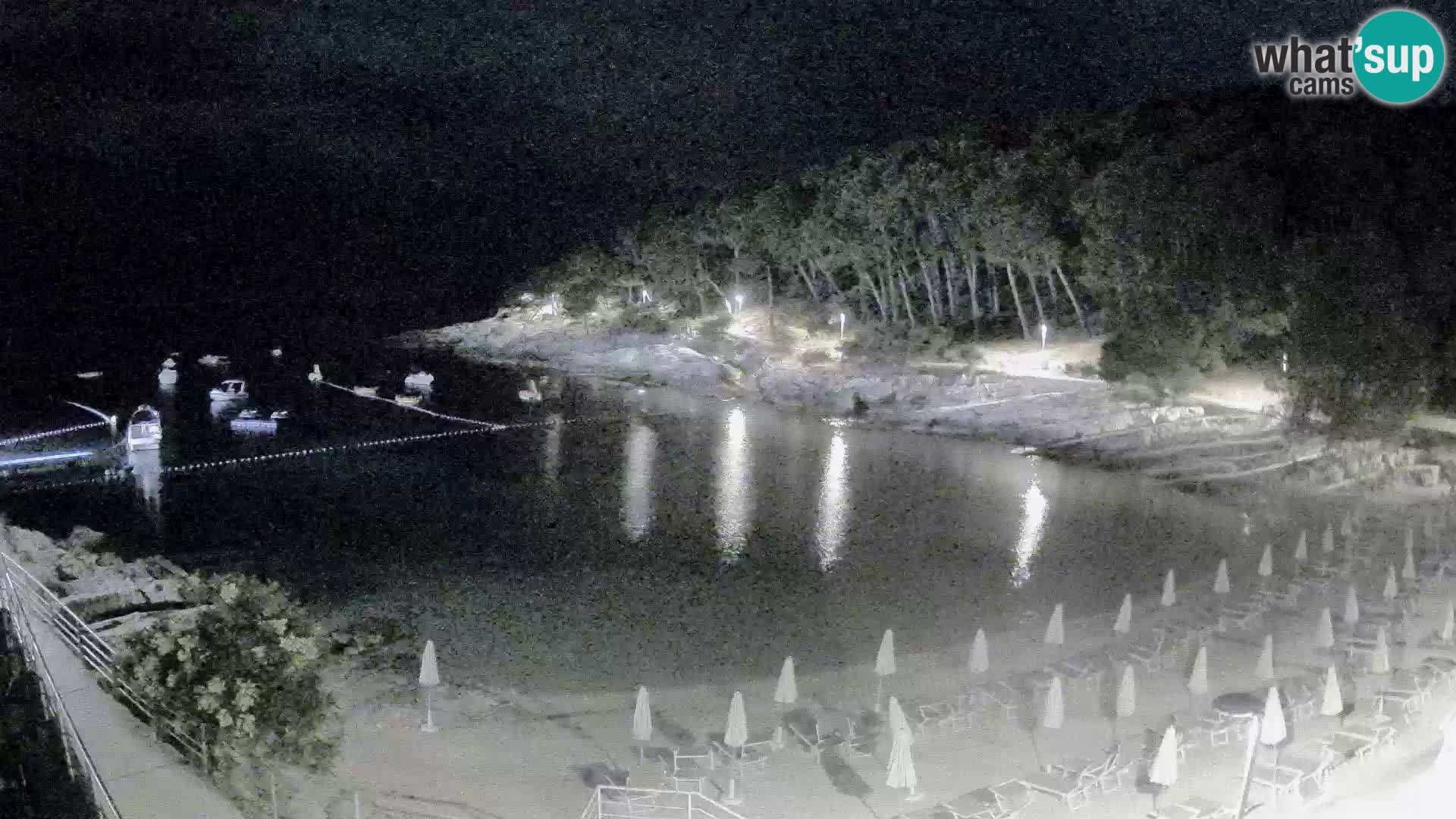 Webcam Mali Lošinj – Sunčana uvala beach – Veli Žal