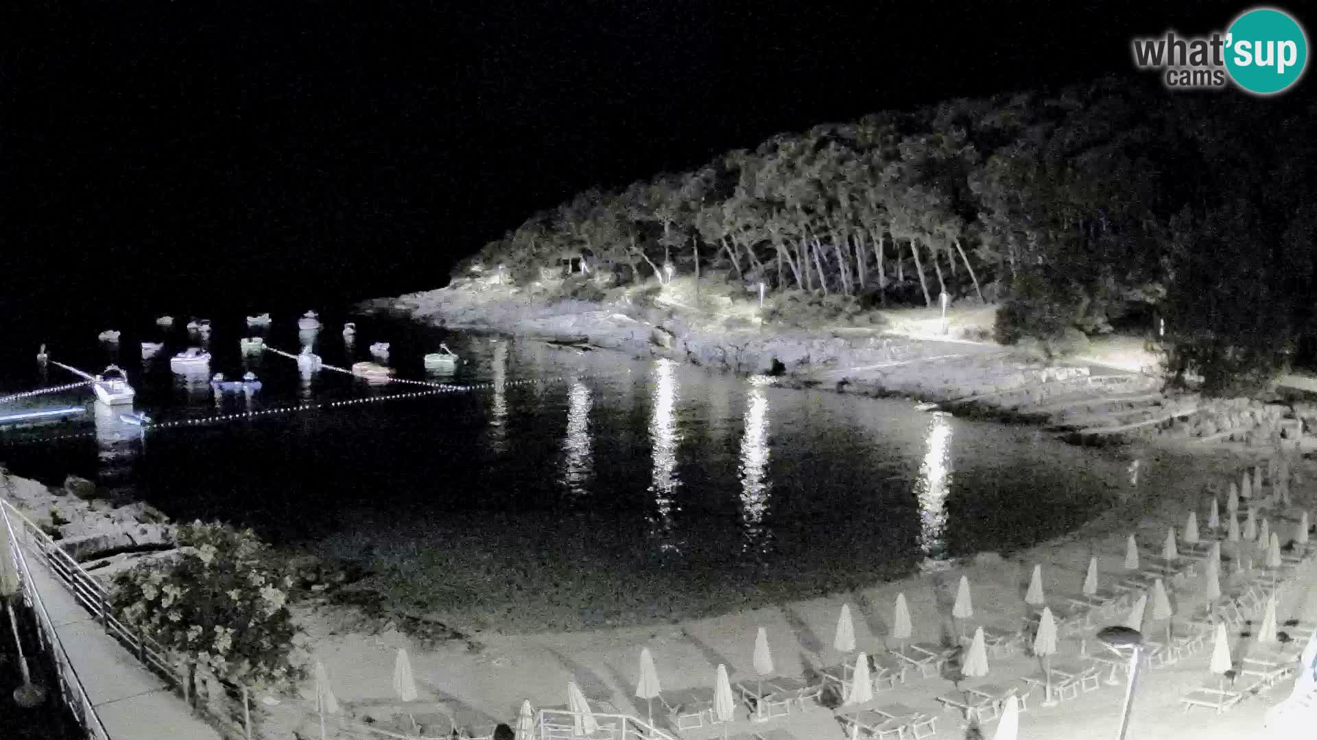 Web kam Mali Lošinj – plaža Sunčana uvala – Veli Žal