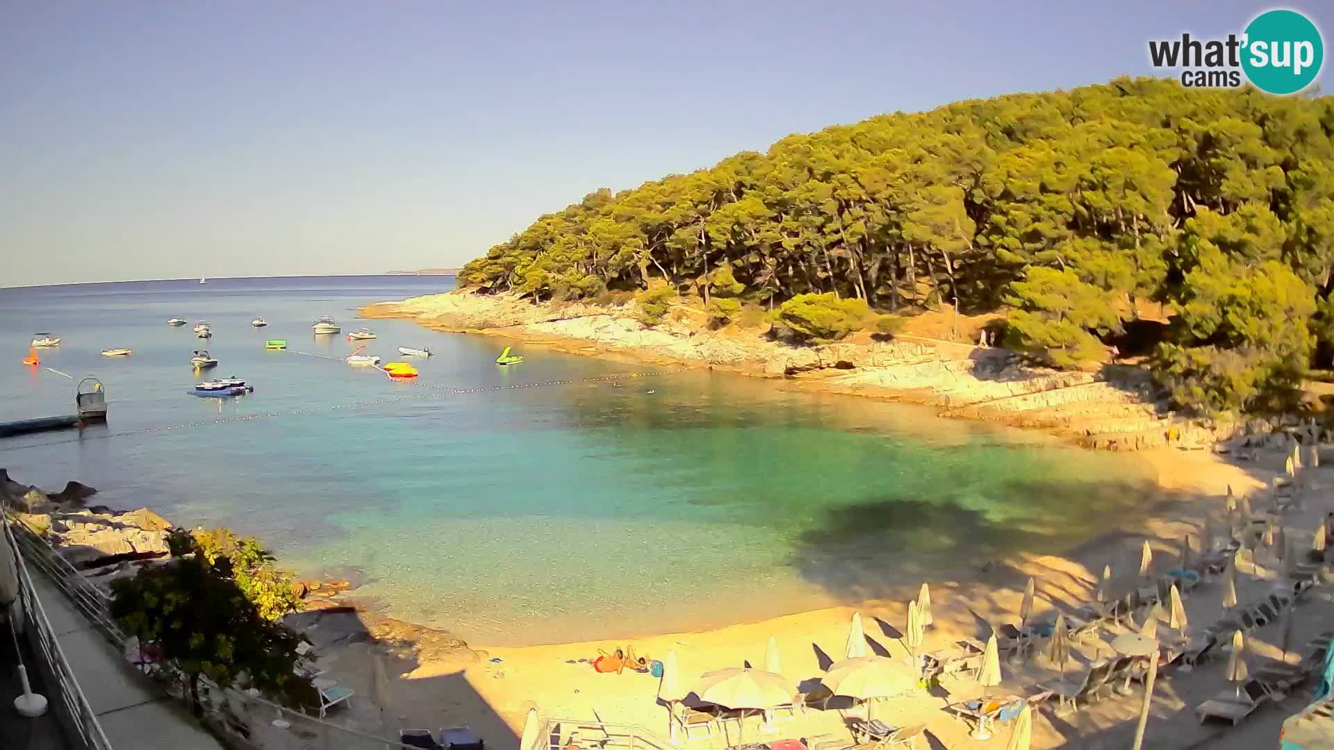 Webcam Mali Lošinj – Sunčana uvala beach – Veli Žal