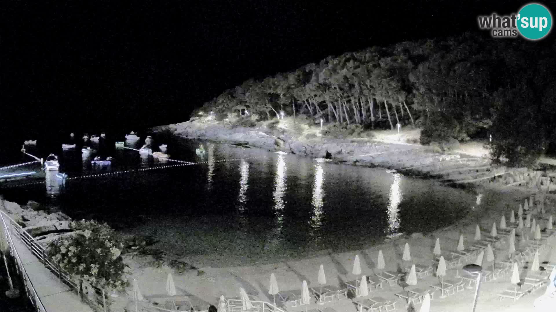 Webcam Mali Lošinj – Sunčana uvala beach – Veli Žal