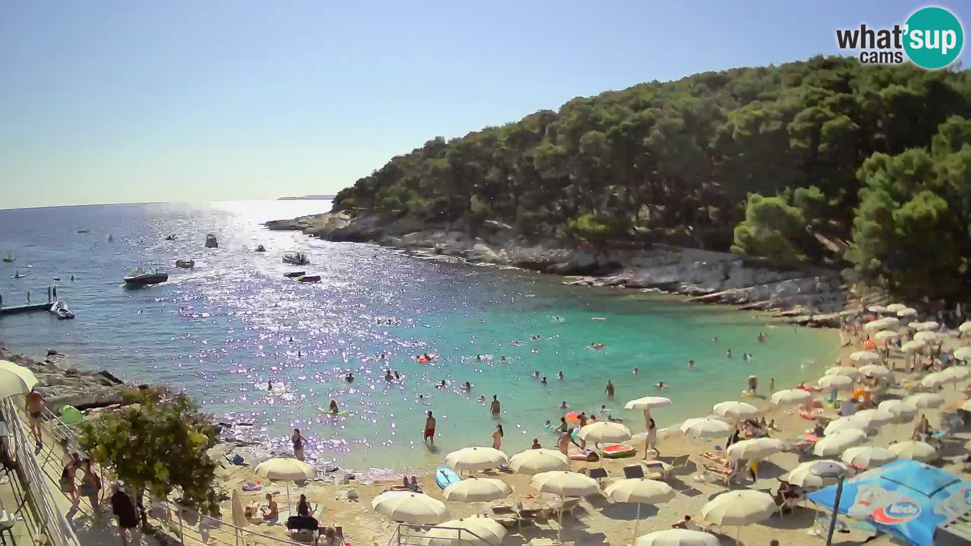 Webcam Mali Lošinj – spiaggia Sunčana uvala – Veli Žal