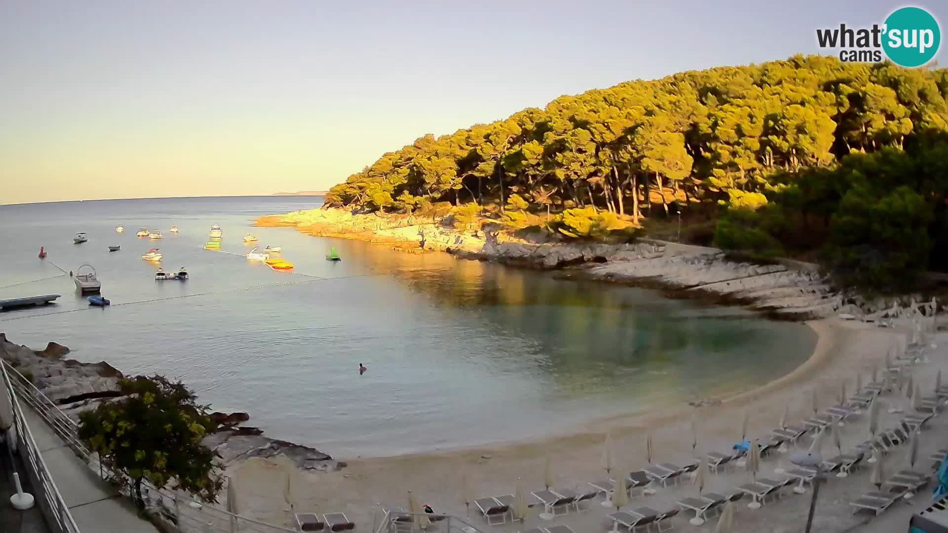 Spletna Kamera Mali Lošinj – plaža Sunčana uvala – Veli Žal