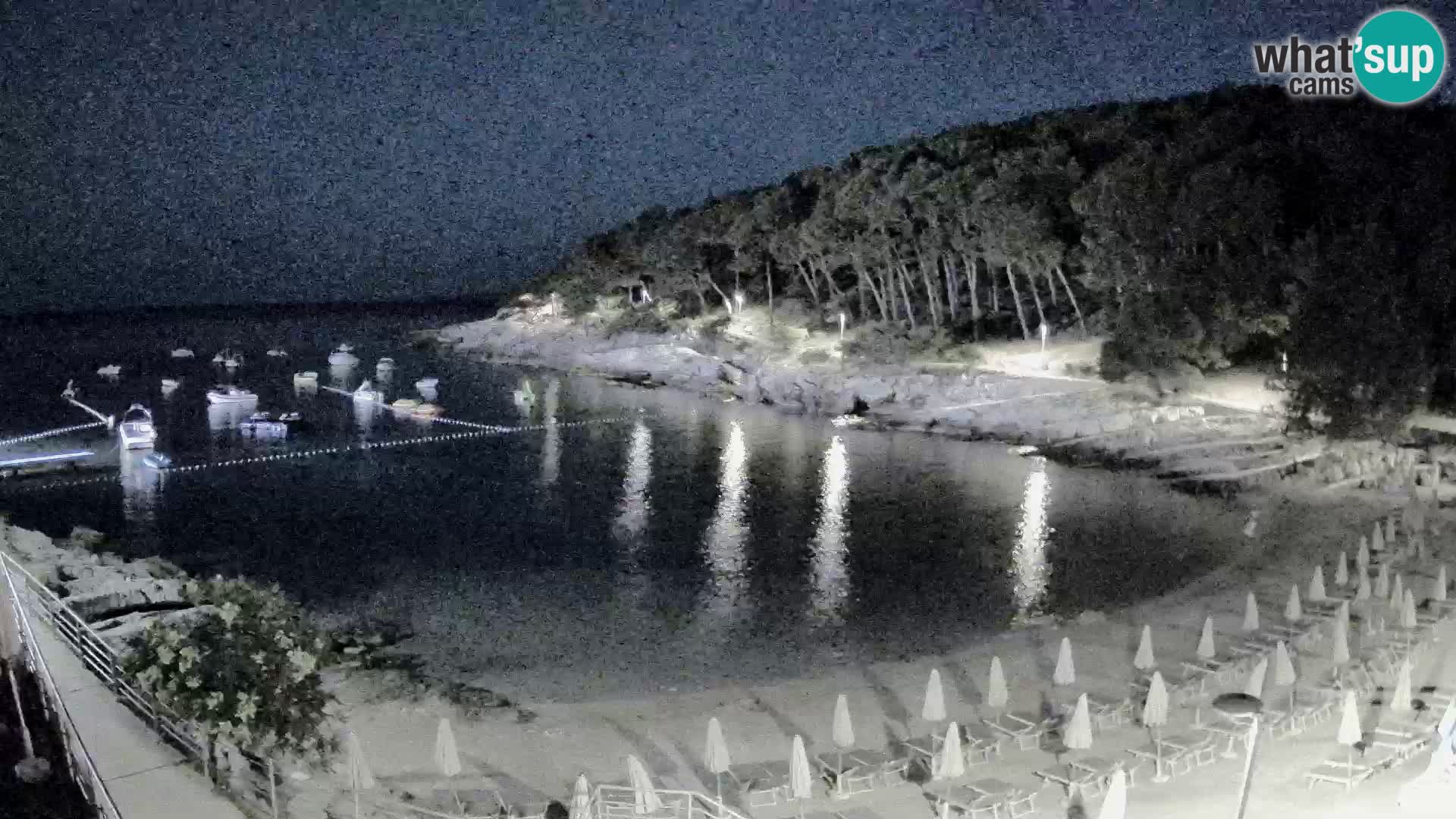 Webcam Mali Lošinj – Sunčana uvala Strand – Veli Žal
