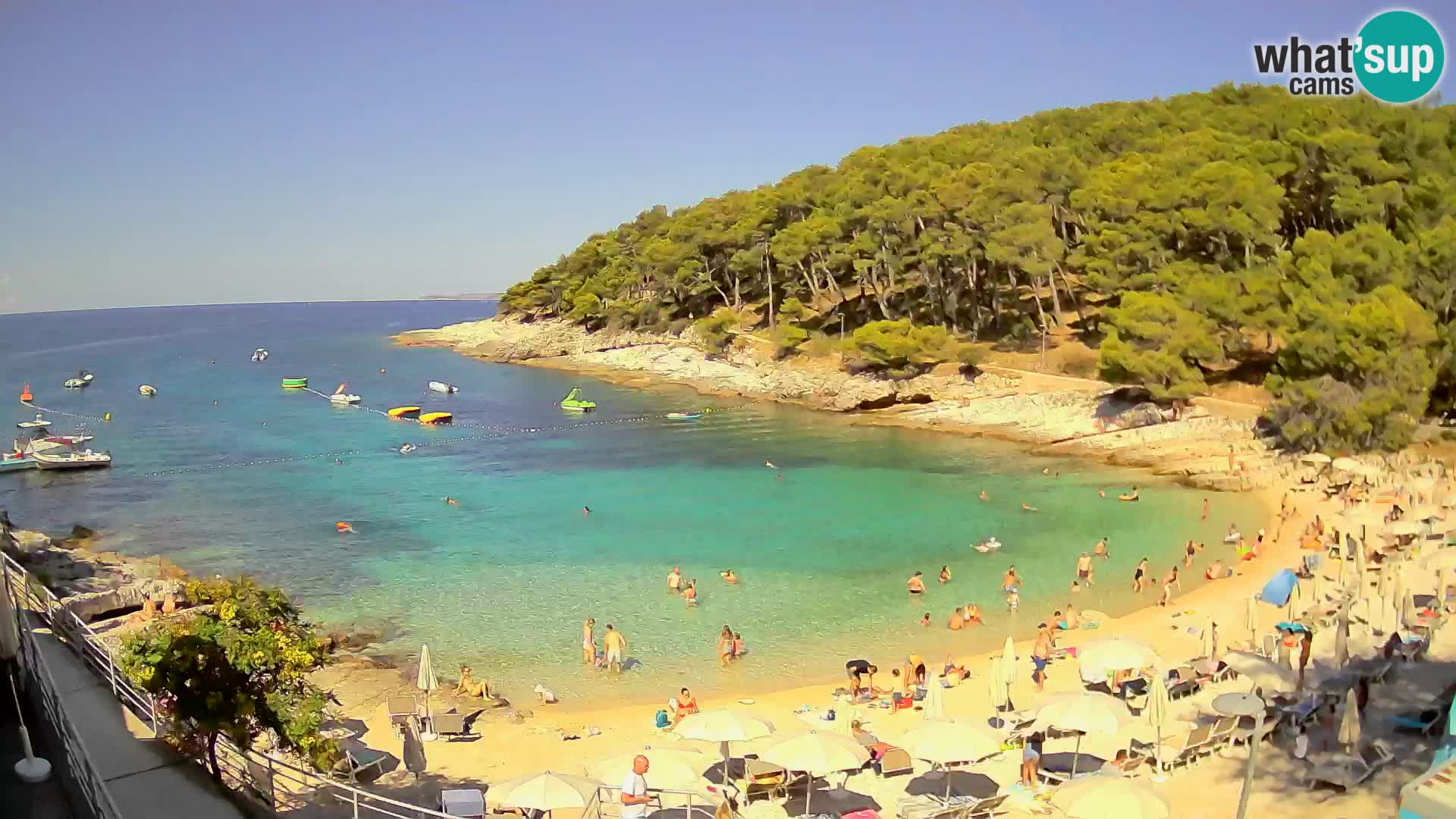 Webcam Mali Lošinj – playa Sunčana uvala – Veli Žal