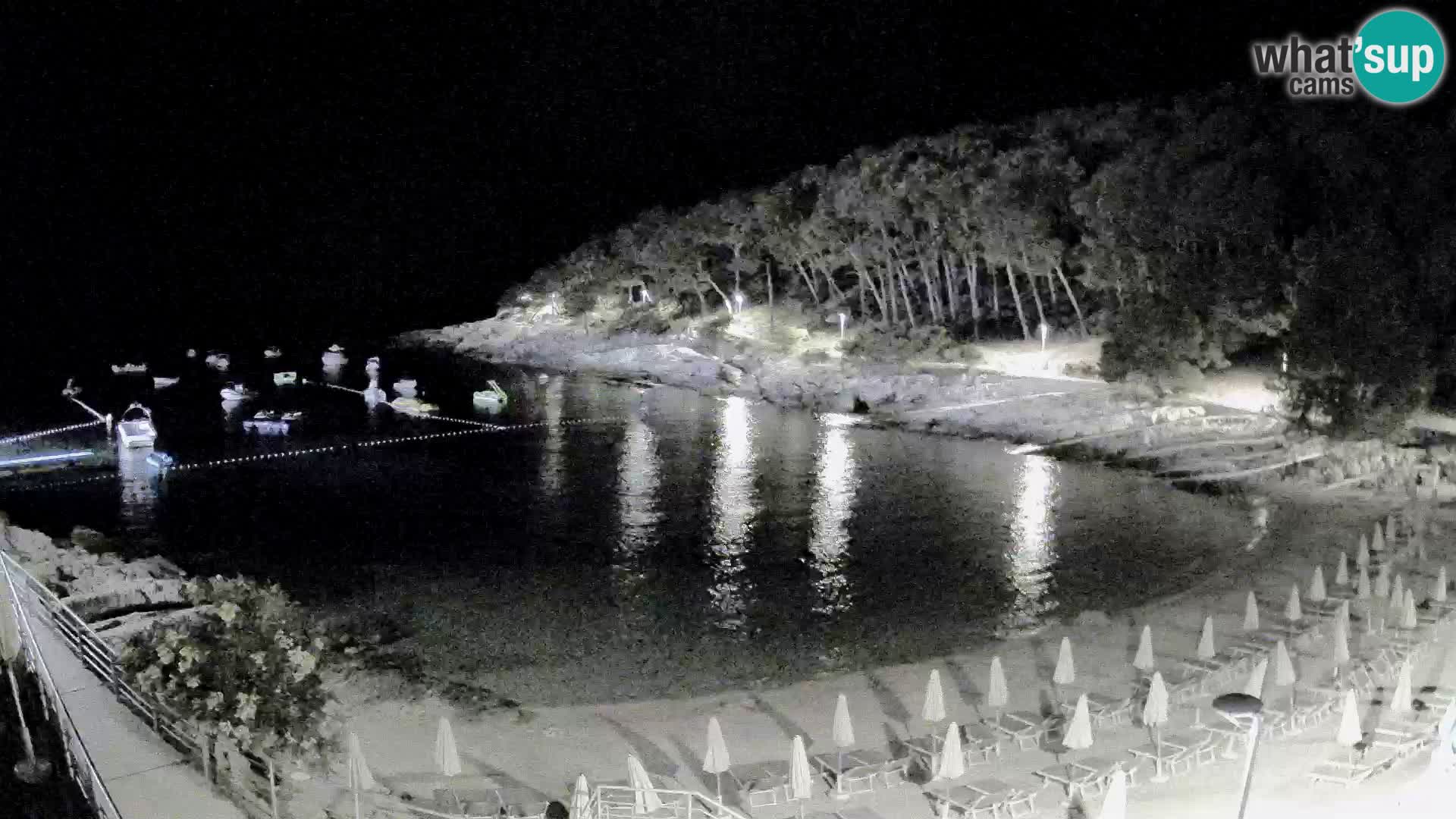 Spletna Kamera Mali Lošinj – plaža Sunčana uvala – Veli Žal