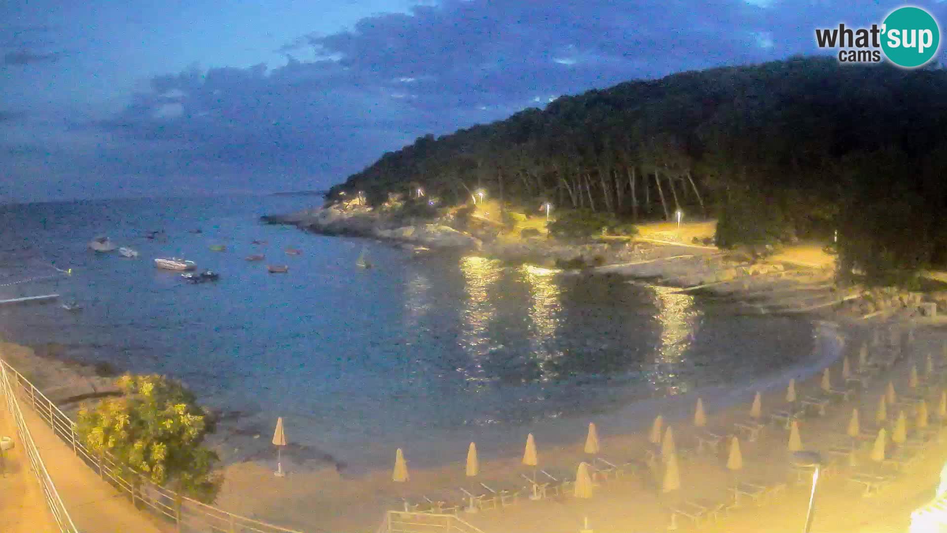 Webcam Mali Lošinj – spiaggia Sunčana uvala – Veli Žal