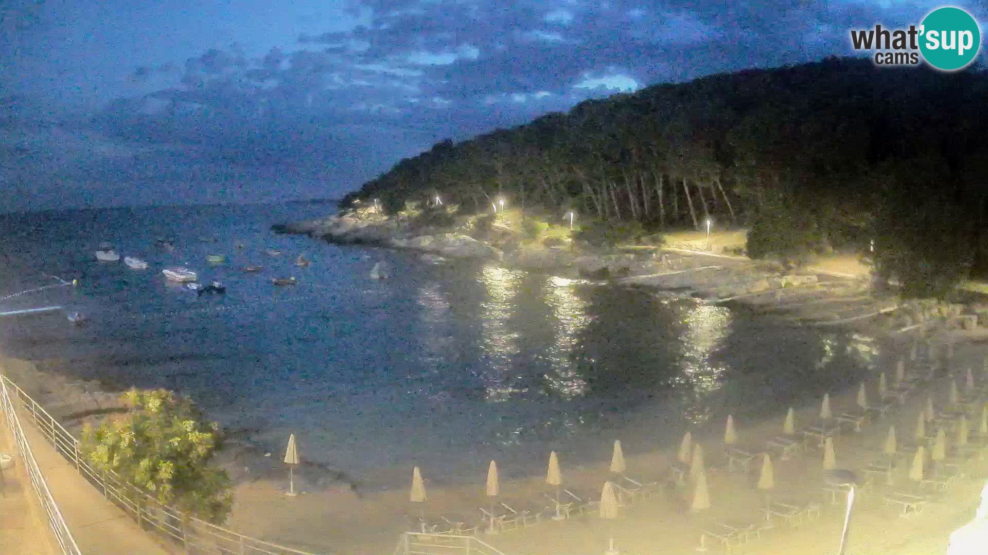 Webcam Mali Lošinj – spiaggia Sunčana uvala – Veli Žal