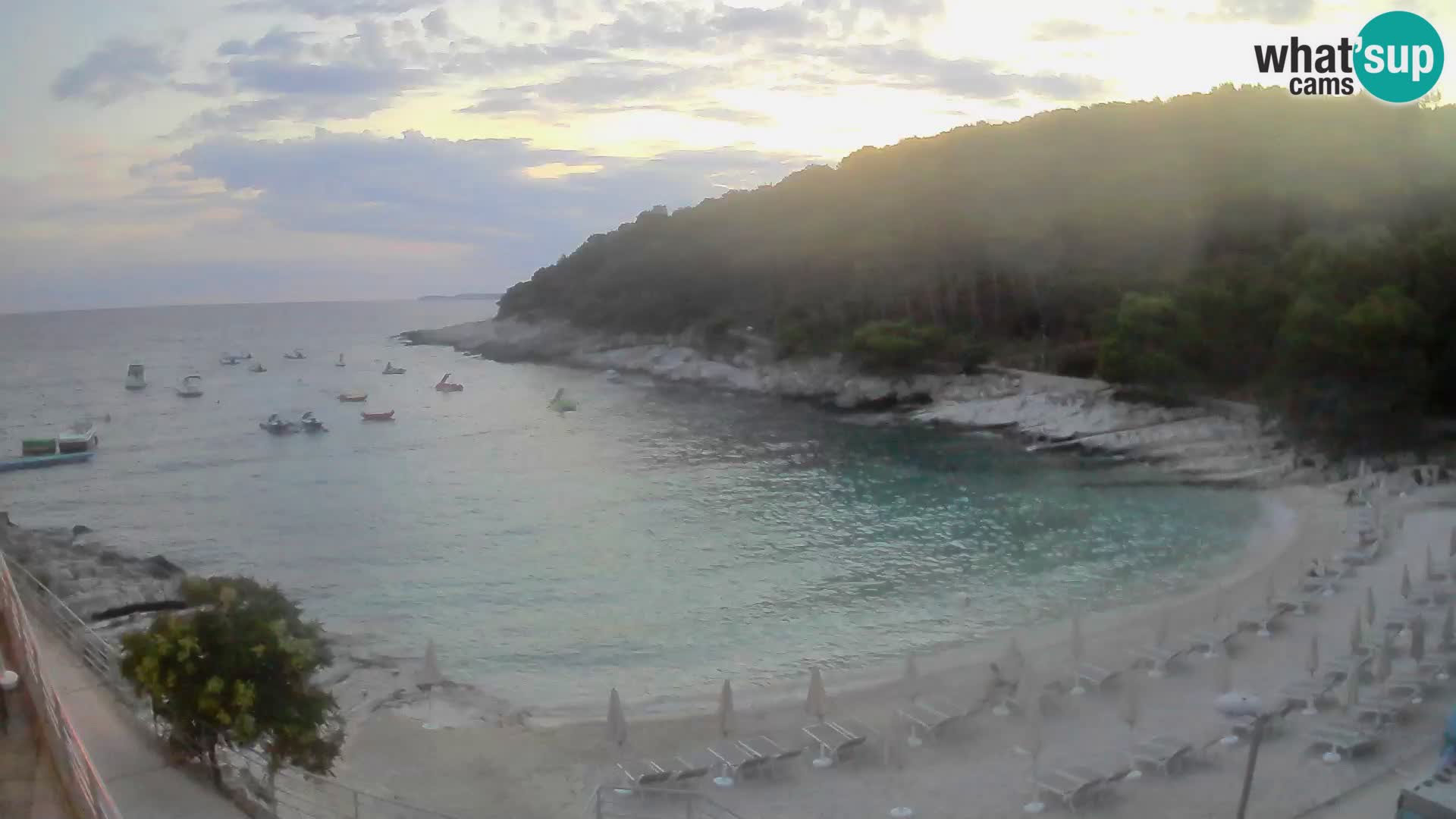 Webcam Mali Lošinj – plage Sunčana uvala – Veli Žal