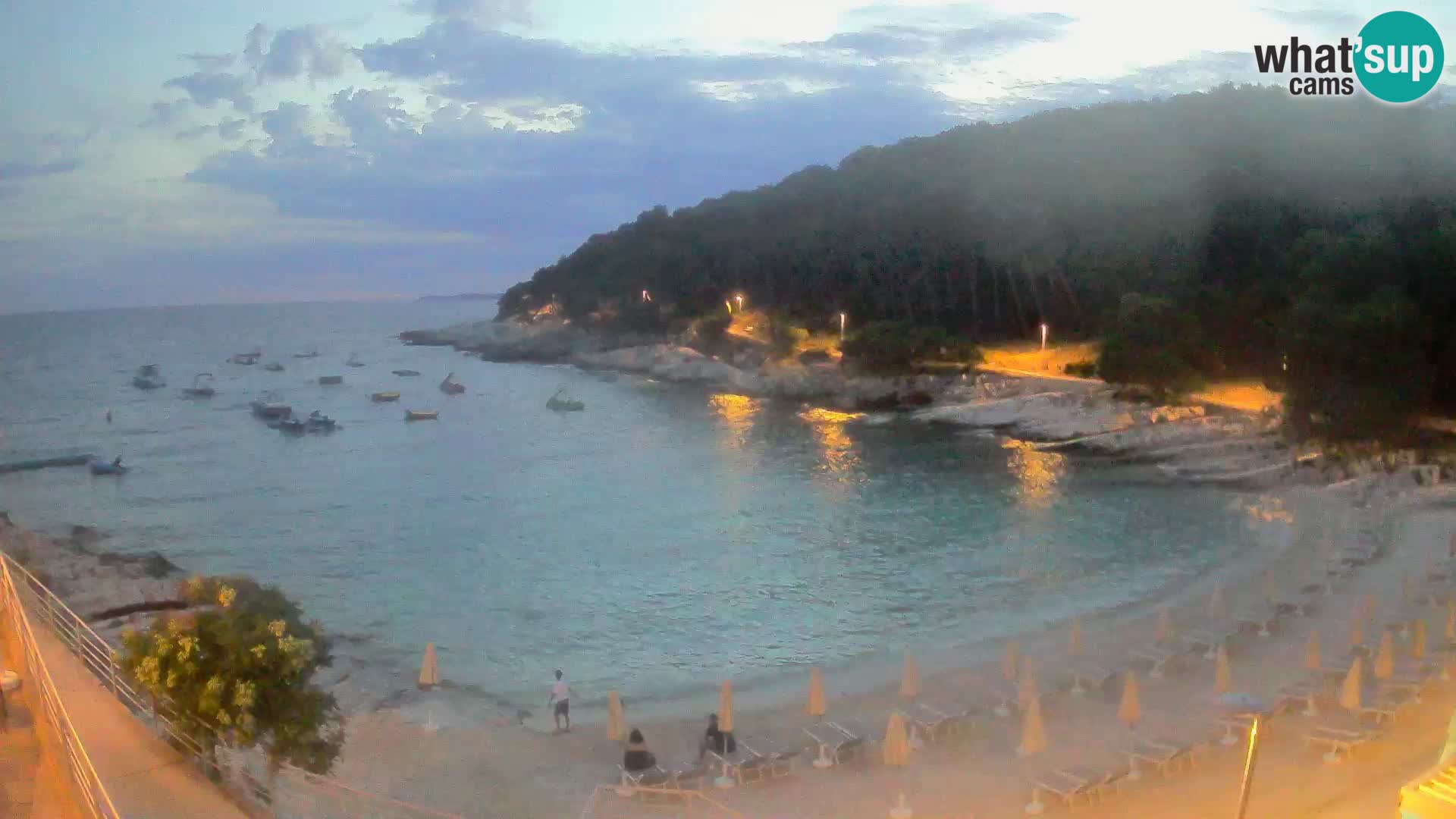 Webcam Mali Lošinj – spiaggia Sunčana uvala – Veli Žal