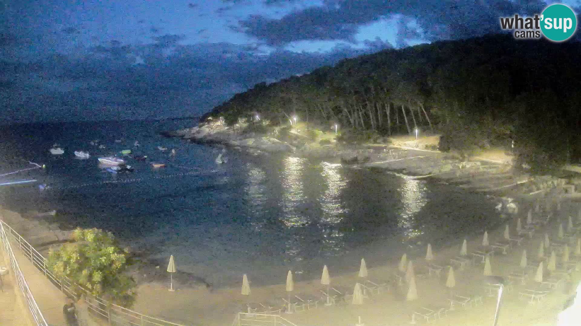 Webcam Mali Lošinj – spiaggia Sunčana uvala – Veli Žal
