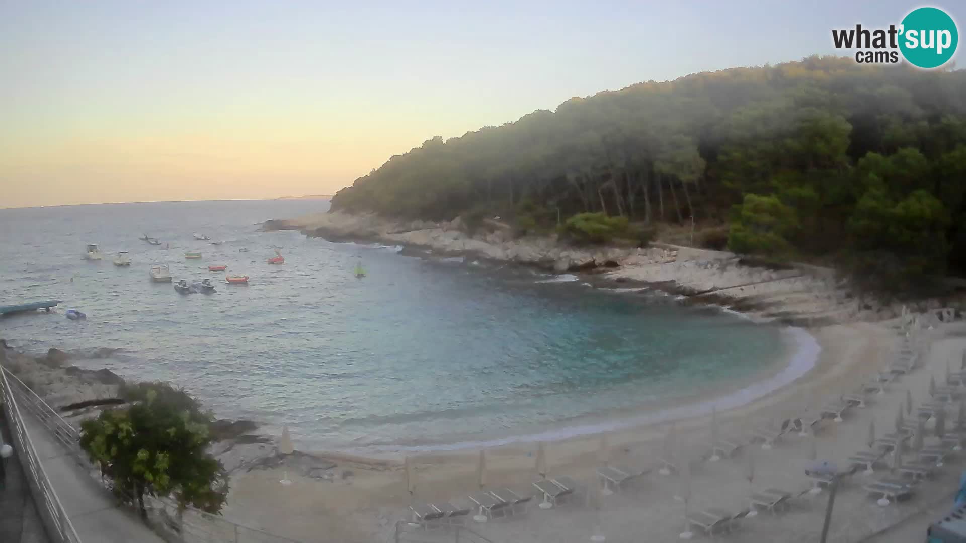 Webcam Mali Lošinj – spiaggia Sunčana uvala – Veli Žal