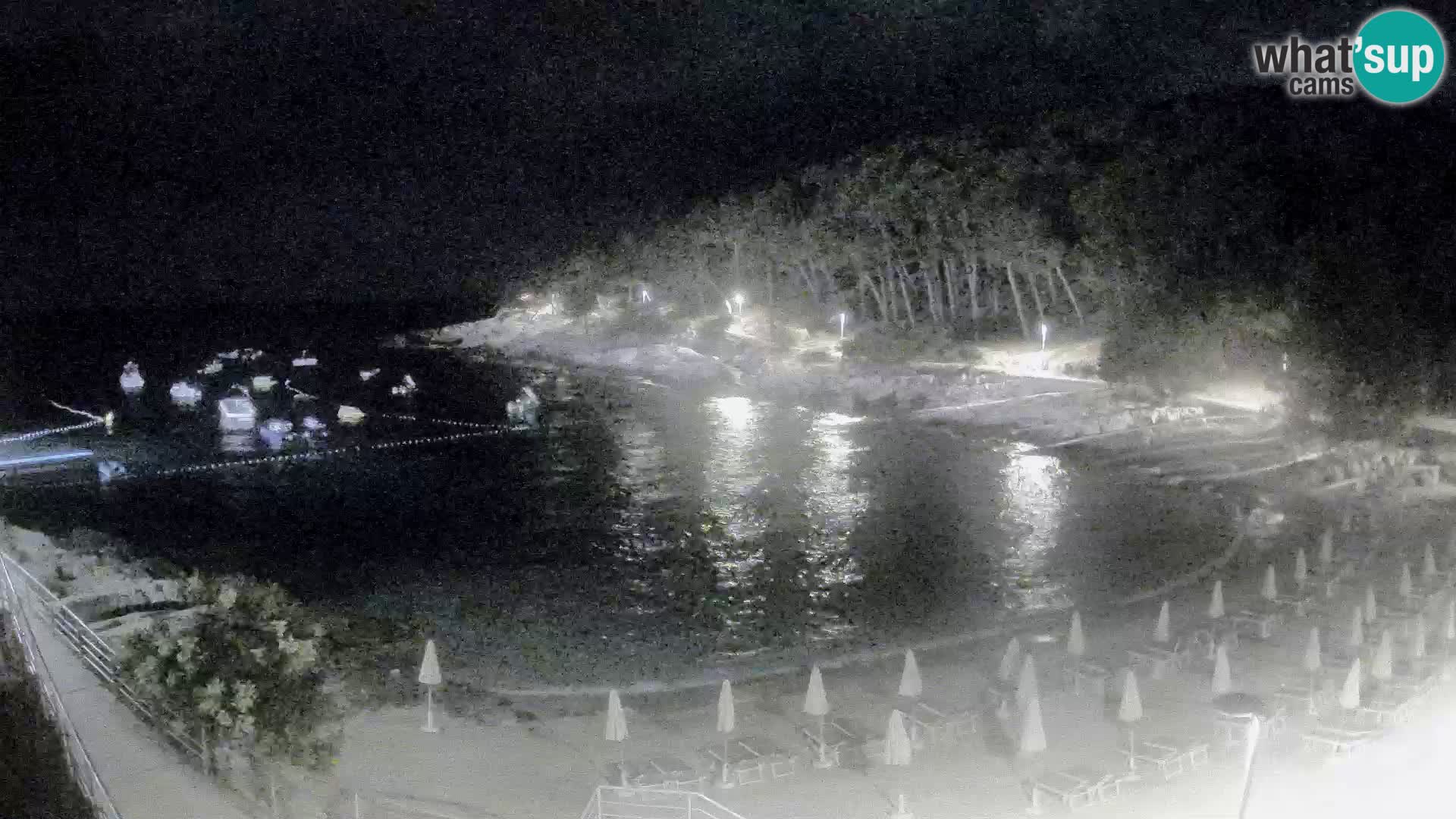 Webcam Mali Lošinj – playa Sunčana uvala – Veli Žal