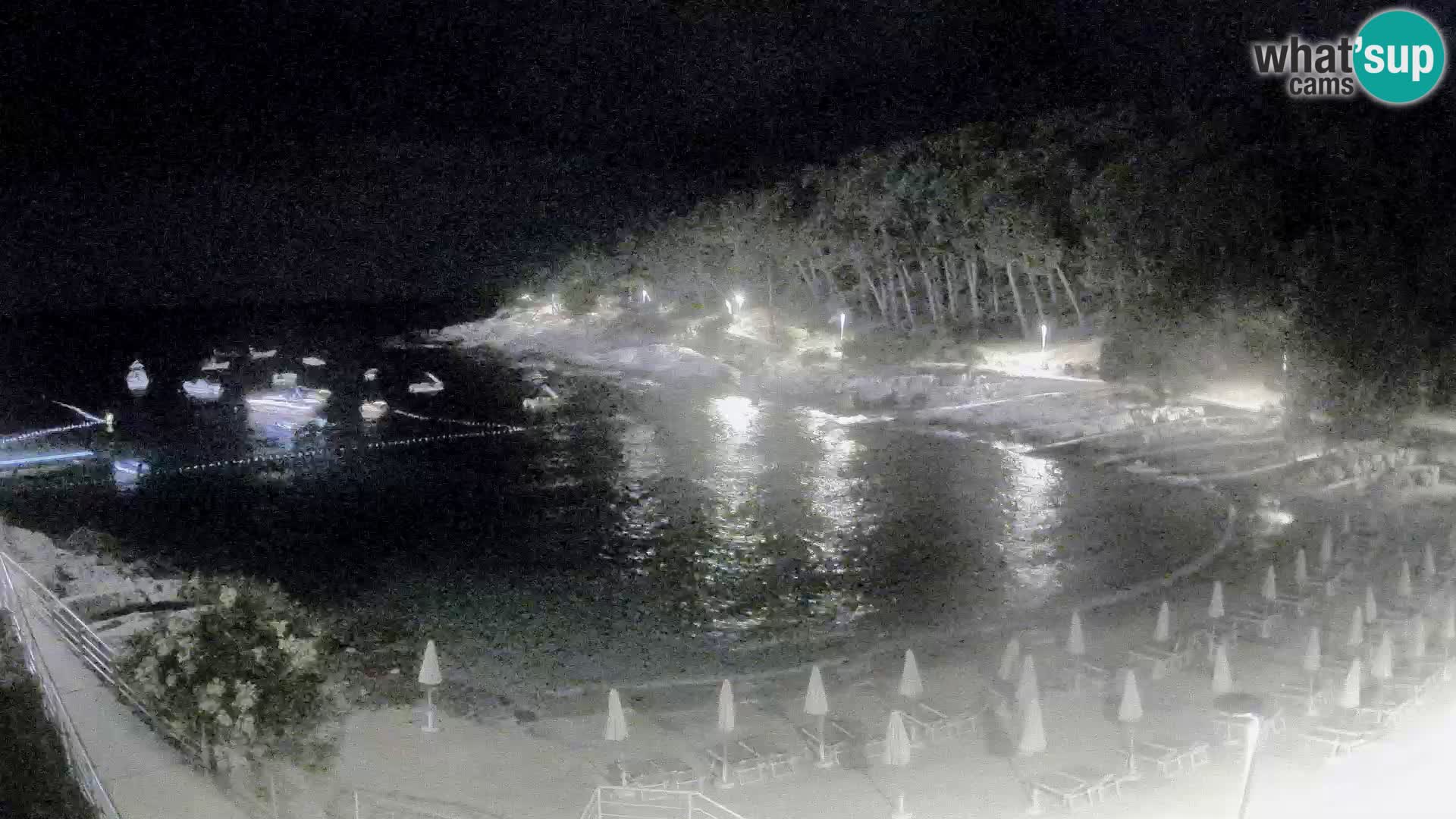 Webcam Mali Lošinj – plage Sunčana uvala – Veli Žal