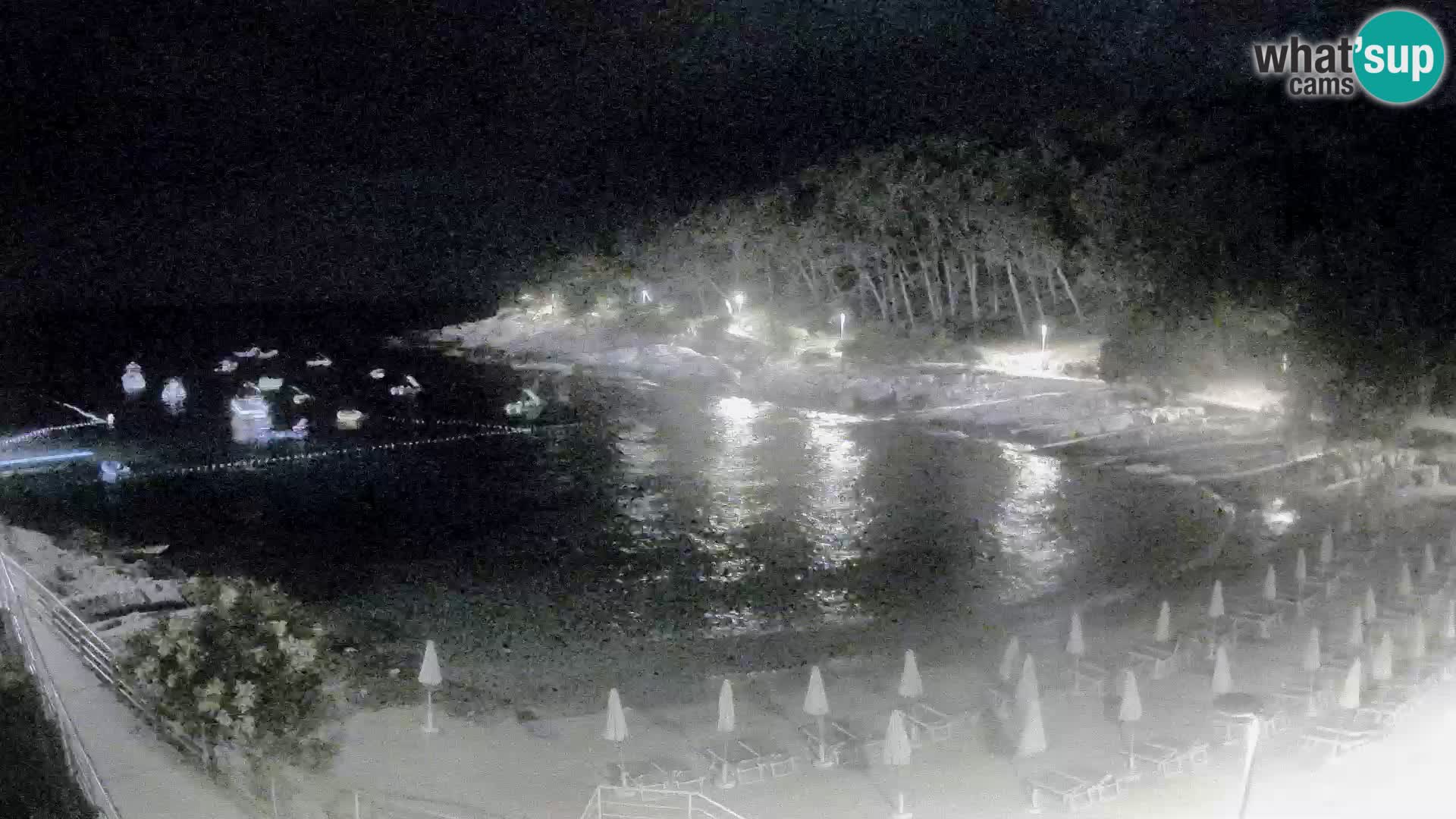Webcam Mali Lošinj – playa Sunčana uvala – Veli Žal