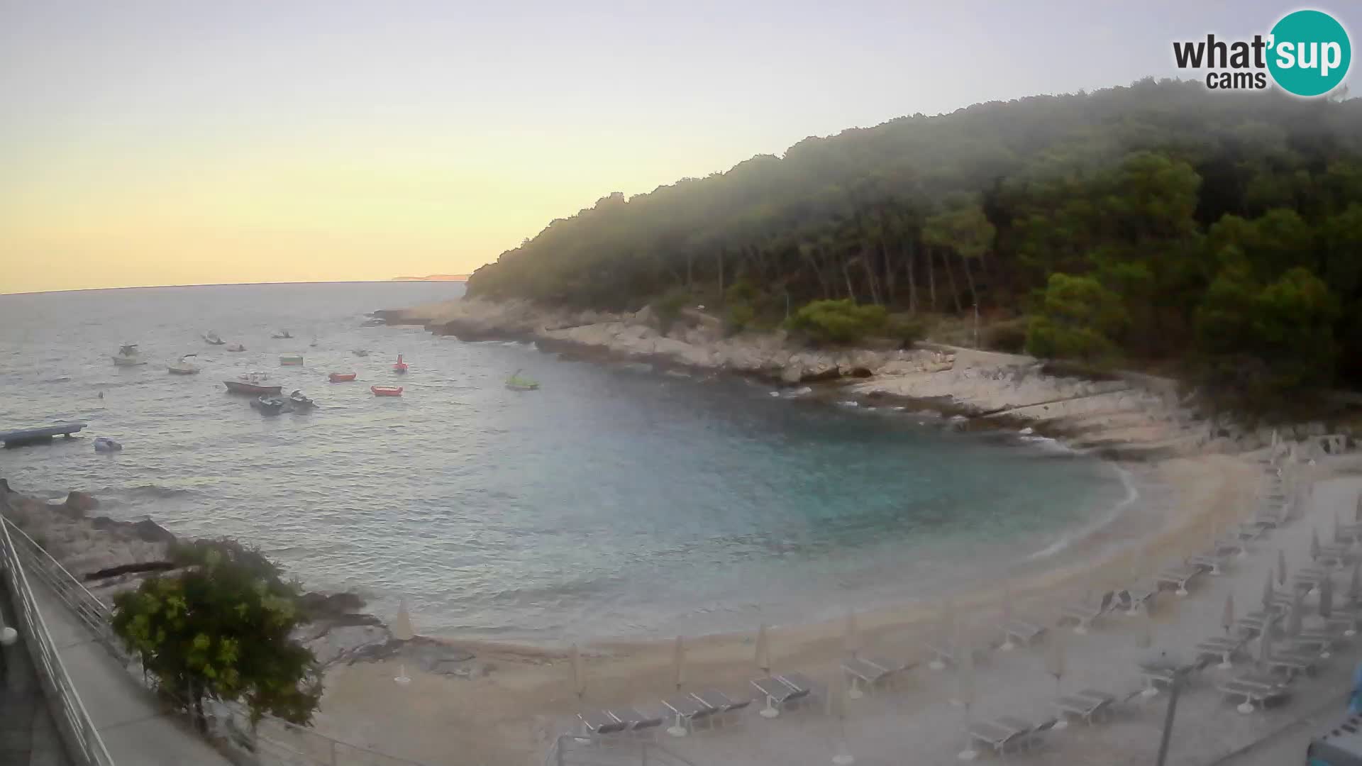 Webcam Mali Lošinj – plage Sunčana uvala – Veli Žal