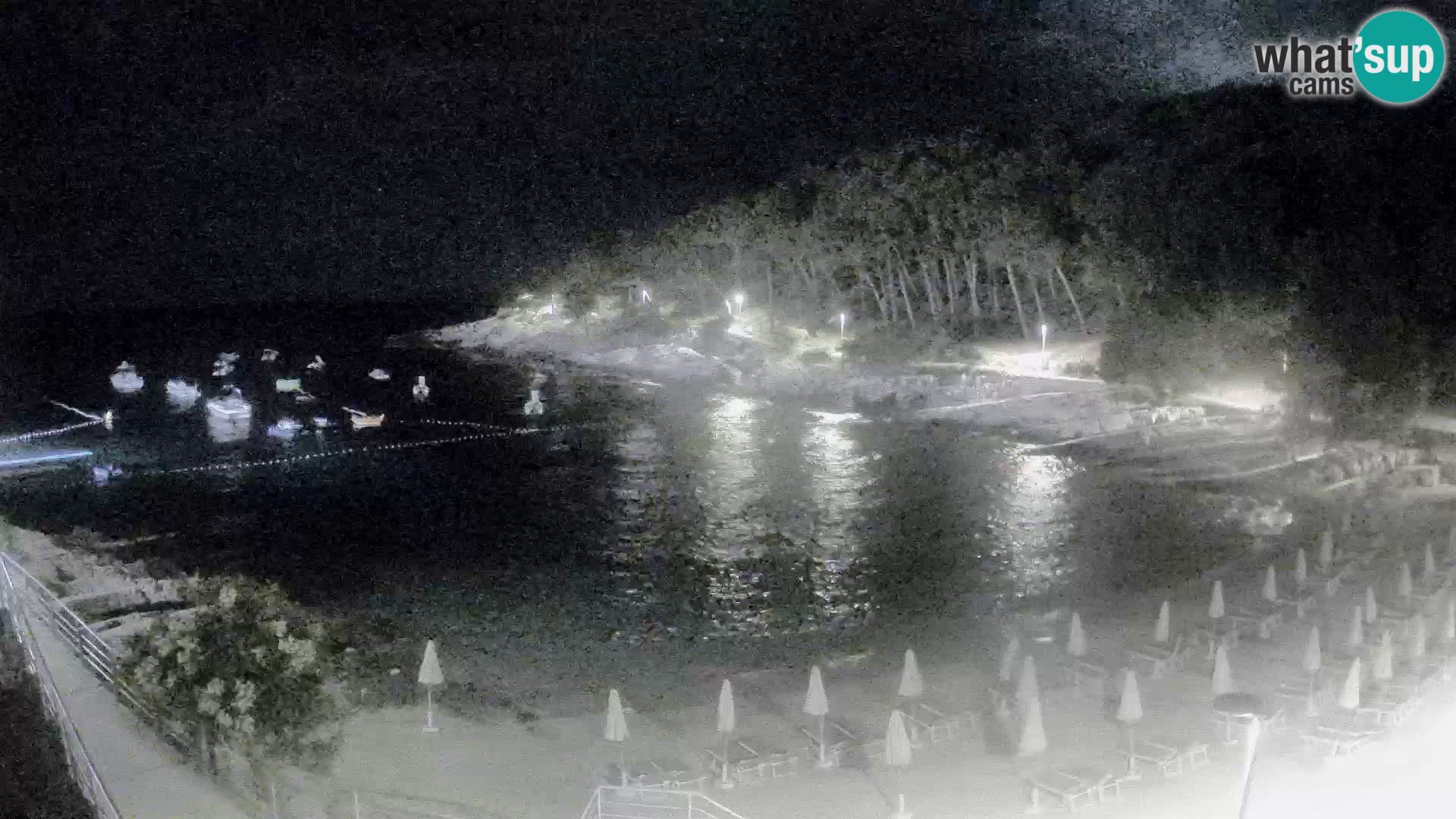 Webcam Mali Lošinj – playa Sunčana uvala – Veli Žal