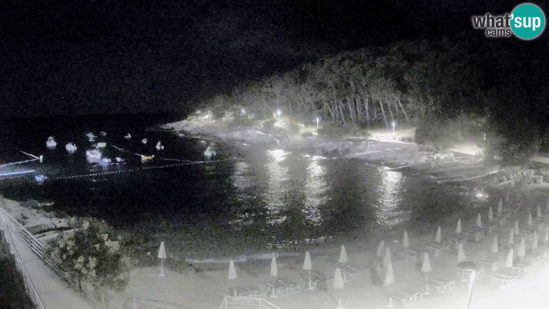 Webcam Mali Lošinj – playa Sunčana uvala – Veli Žal