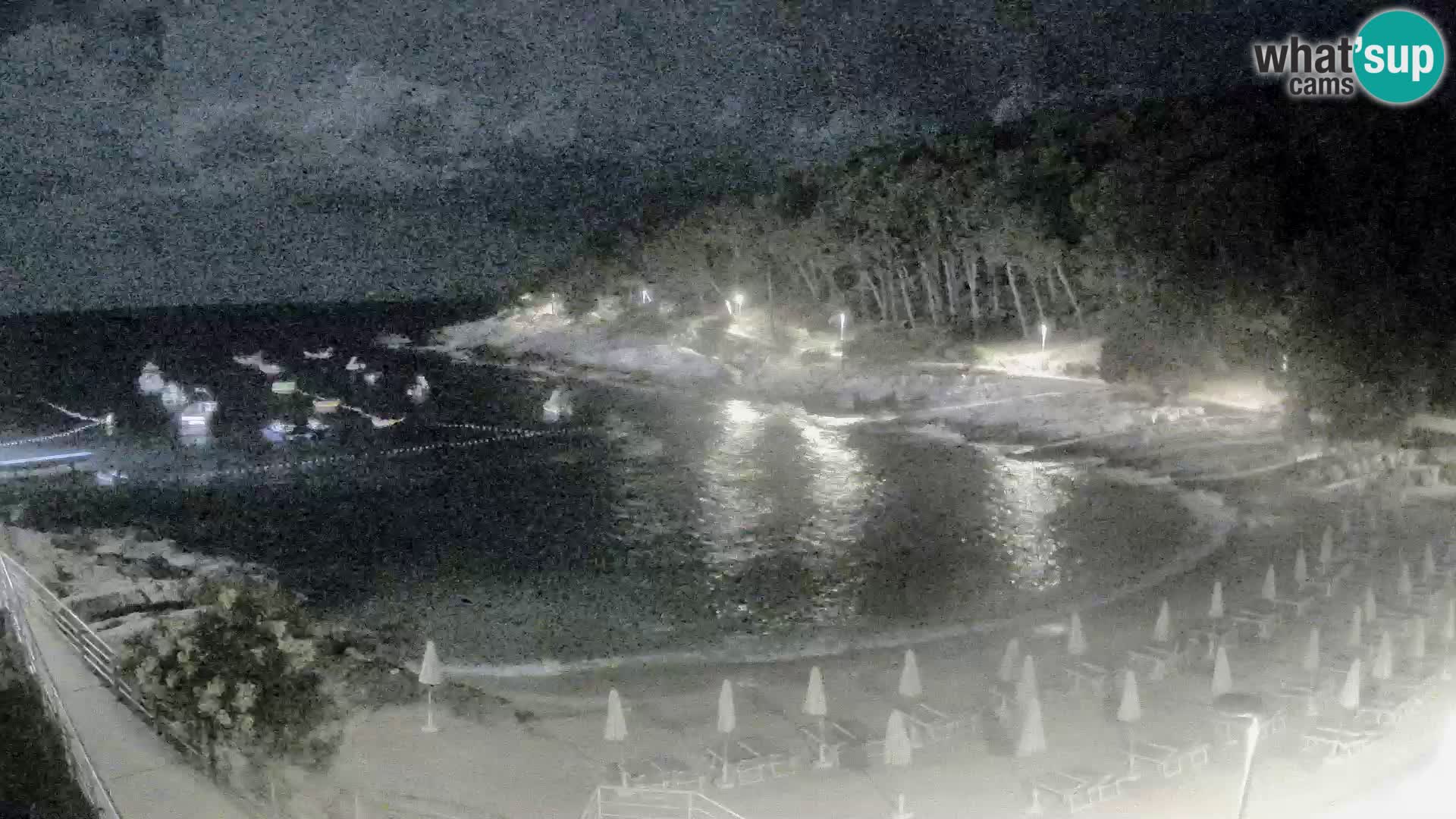 Web kam Mali Lošinj – plaža Sunčana uvala – Veli Žal