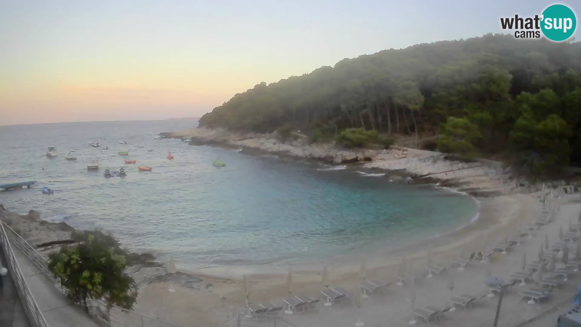 Webcam Mali Lošinj – plage Sunčana uvala – Veli Žal