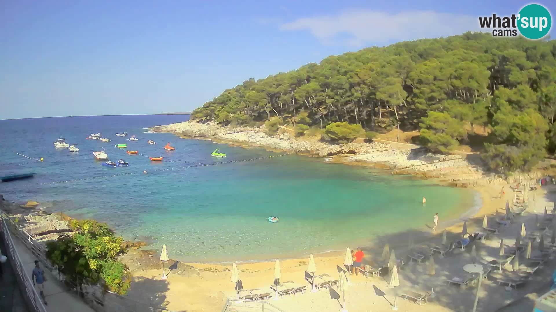 Webcam Mali Lošinj – plage Sunčana uvala – Veli Žal