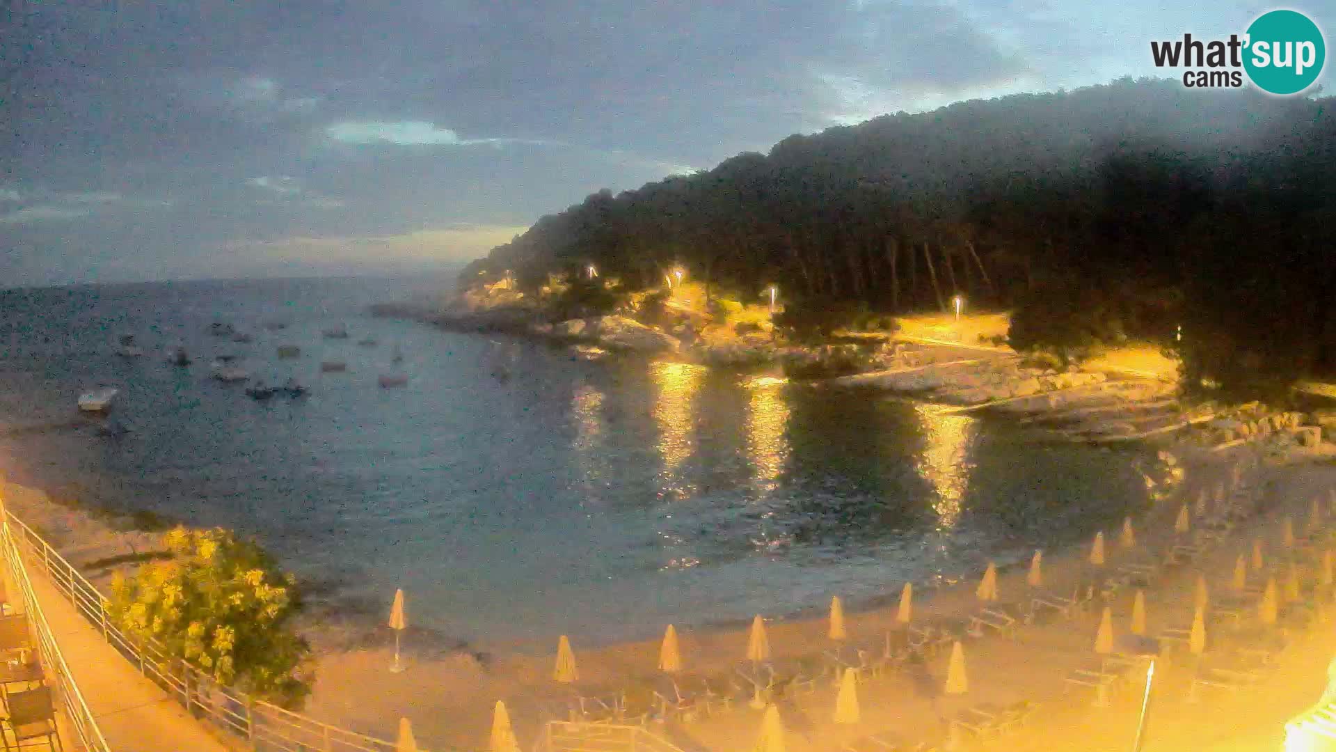 Webcam Mali Lošinj – Sunčana uvala beach – Veli Žal