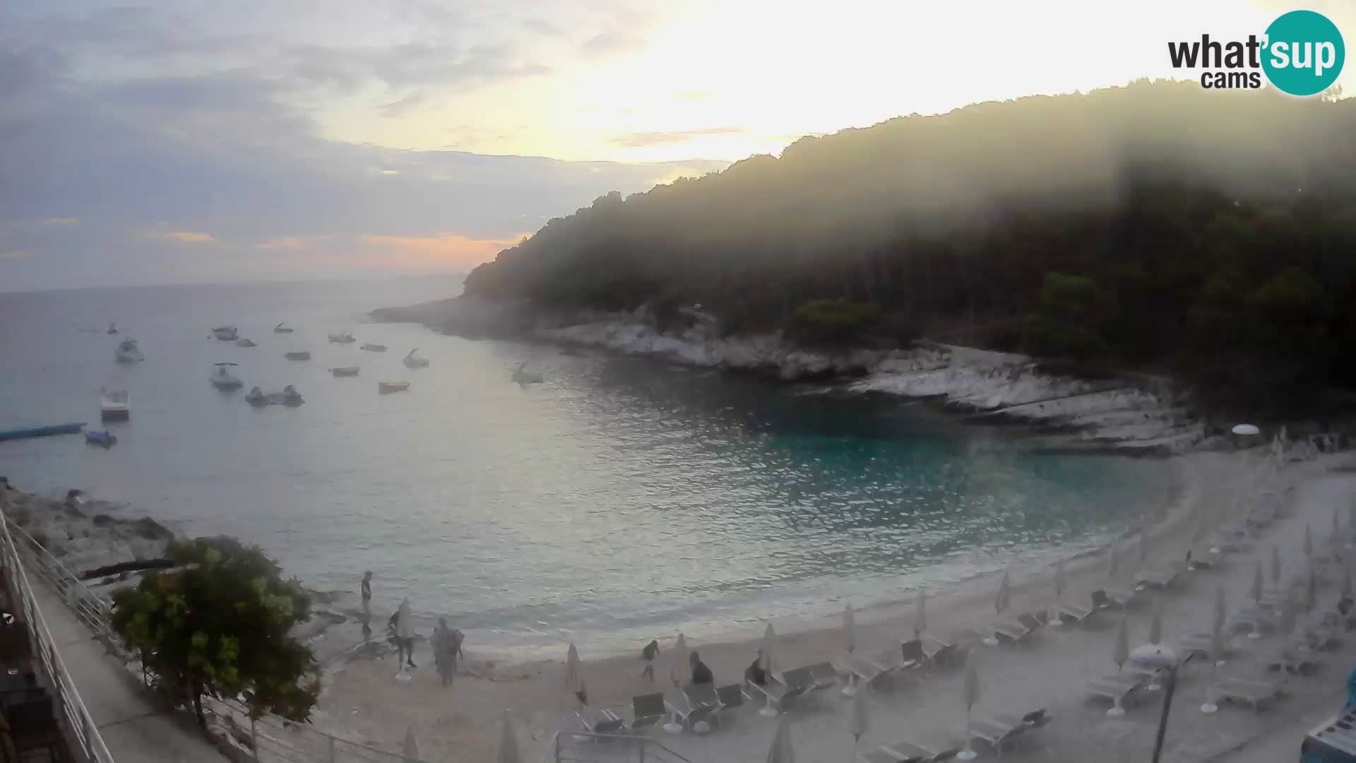 Webcam Mali Lošinj – Sunčana uvala beach – Veli Žal