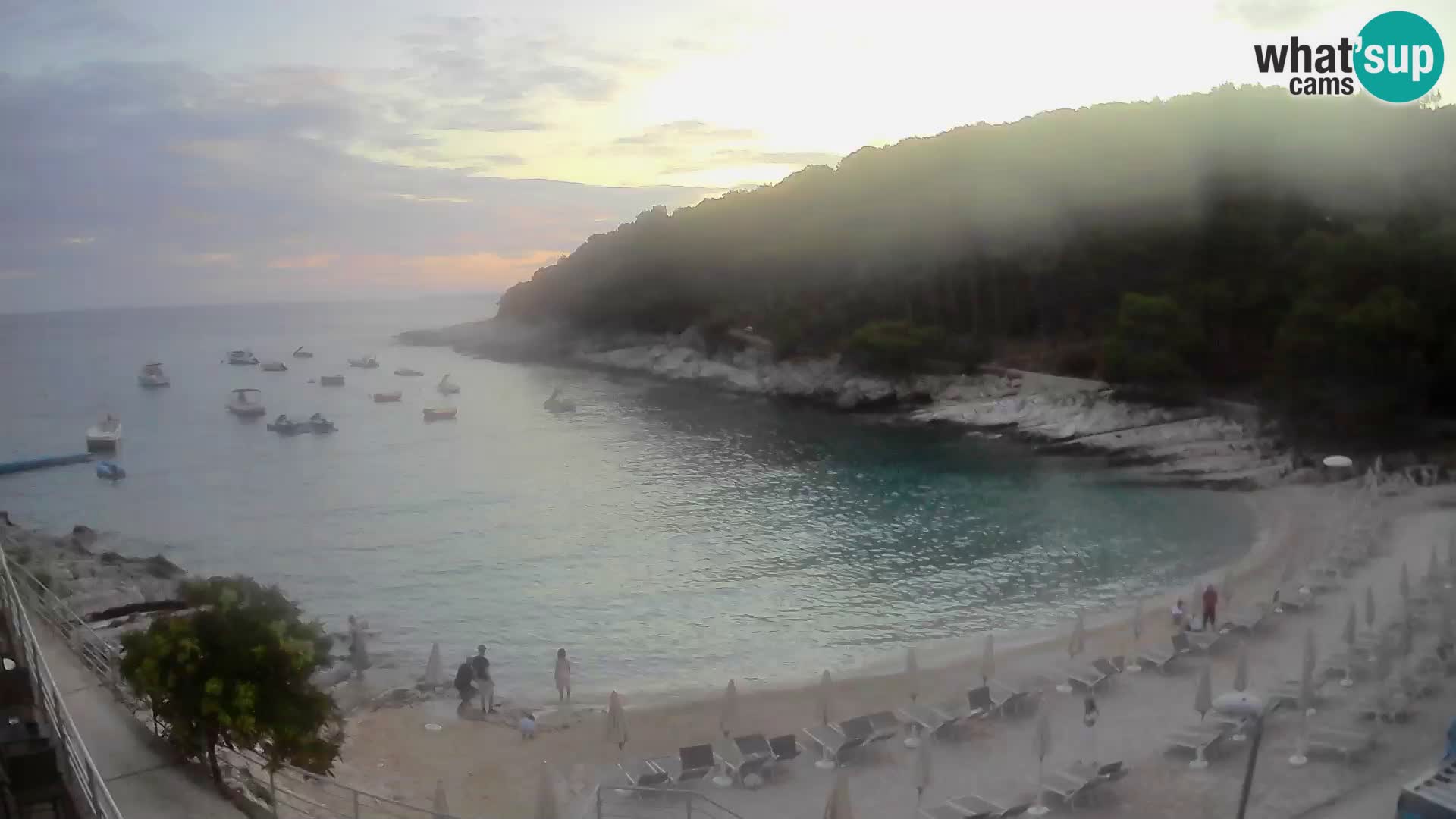 Webcam Mali Lošinj – plage Sunčana uvala – Veli Žal