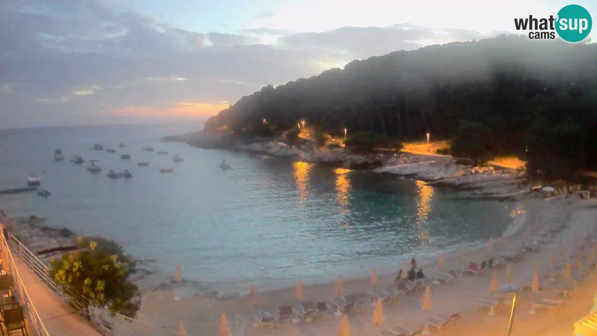 Webcam Mali Lošinj – spiaggia Sunčana uvala – Veli Žal