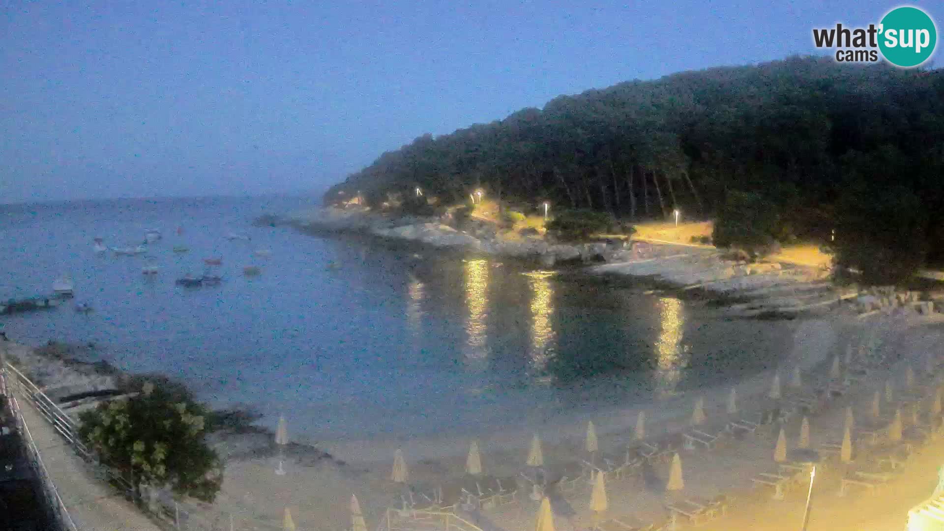 Webcam Mali Lošinj – plage Sunčana uvala – Veli Žal
