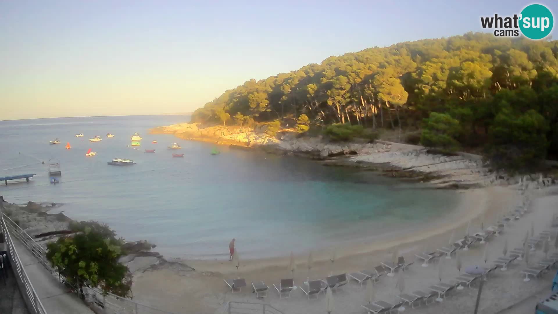 Webcam Mali Lošinj – plage Sunčana uvala – Veli Žal
