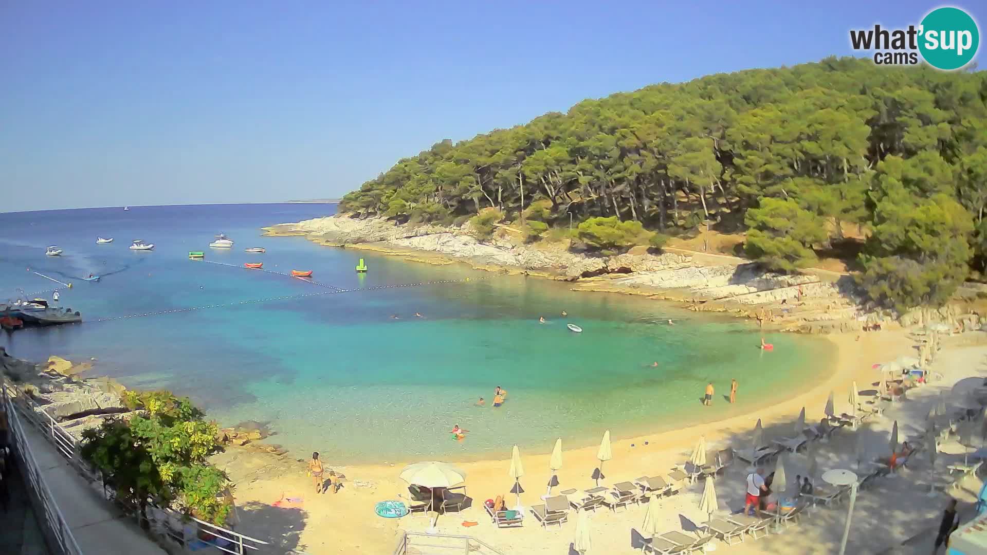 Webcam Mali Lošinj – plage Sunčana uvala – Veli Žal