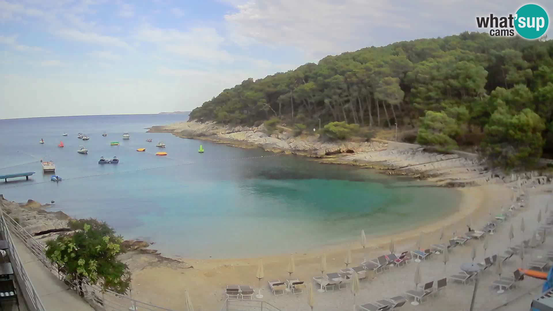 Spletna Kamera Mali Lošinj – plaža Sunčana uvala – Veli Žal