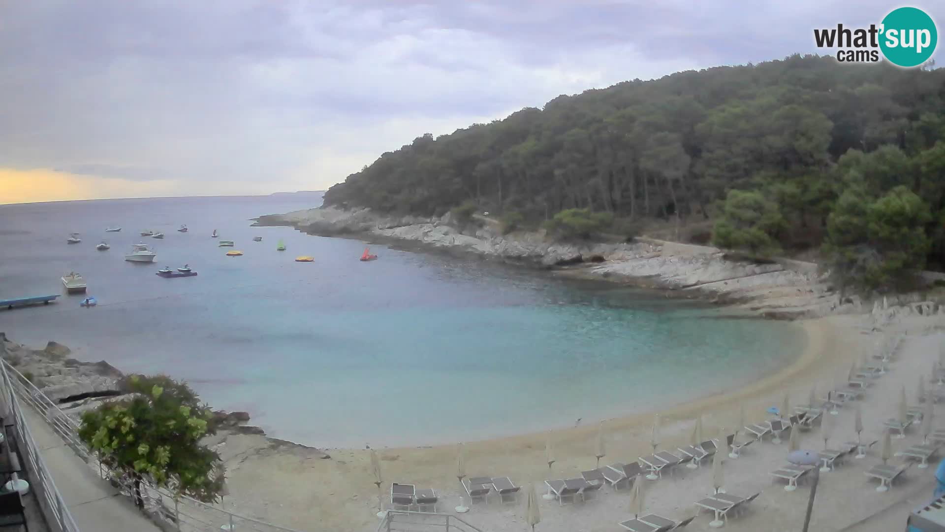 Webcam Mali Lošinj – playa Sunčana uvala – Veli Žal