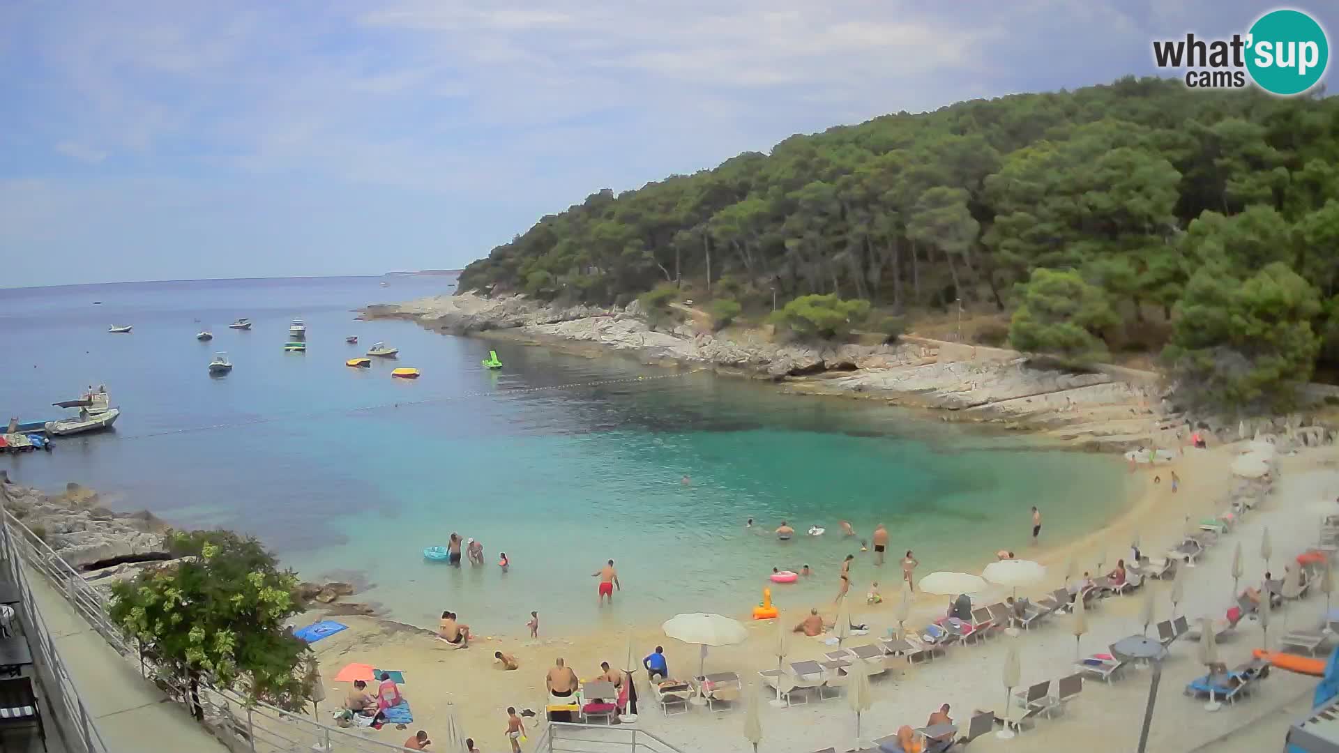 Web kam Mali Lošinj – plaža Sunčana uvala – Veli Žal