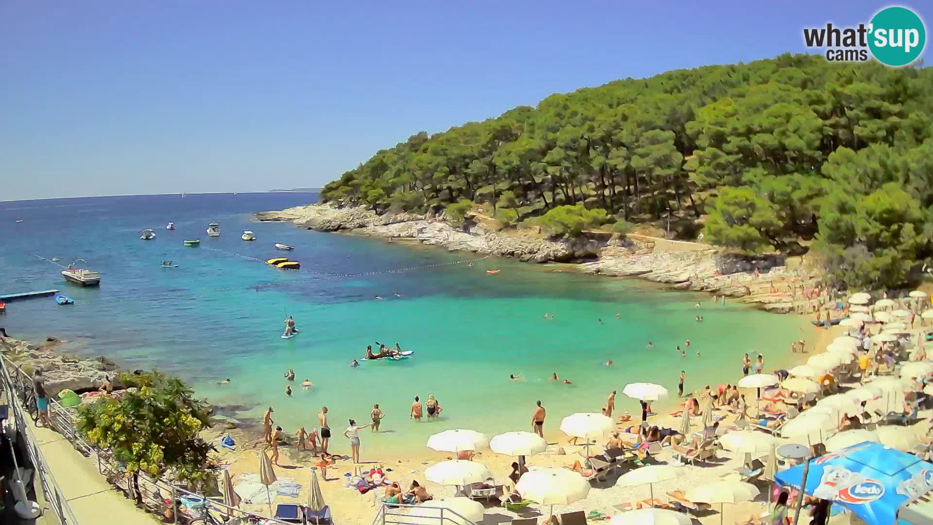 Web kam Mali Lošinj – plaža Sunčana uvala – Veli Žal