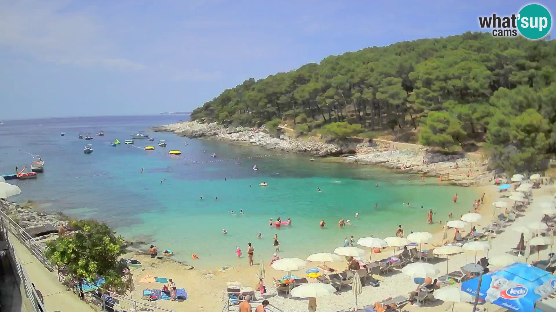 Webcam Mali Lošinj – plage Sunčana uvala – Veli Žal