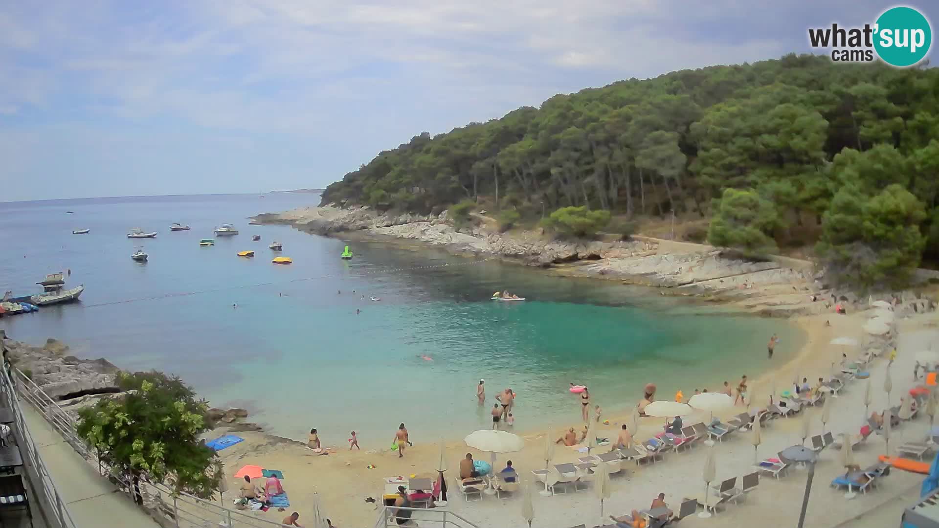 Webcam Mali Lošinj – plage Sunčana uvala – Veli Žal