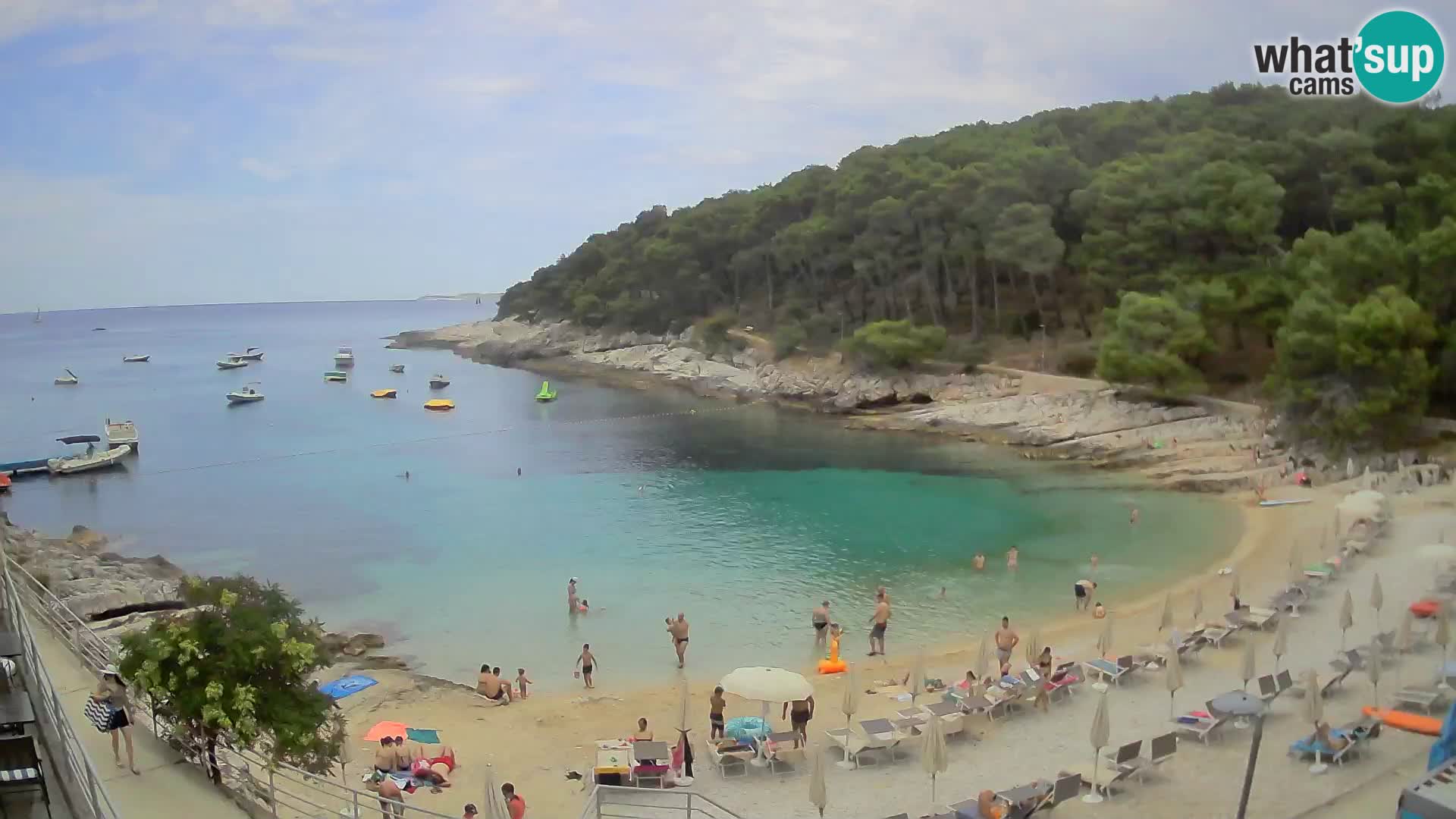 Web kam Mali Lošinj – plaža Sunčana uvala – Veli Žal
