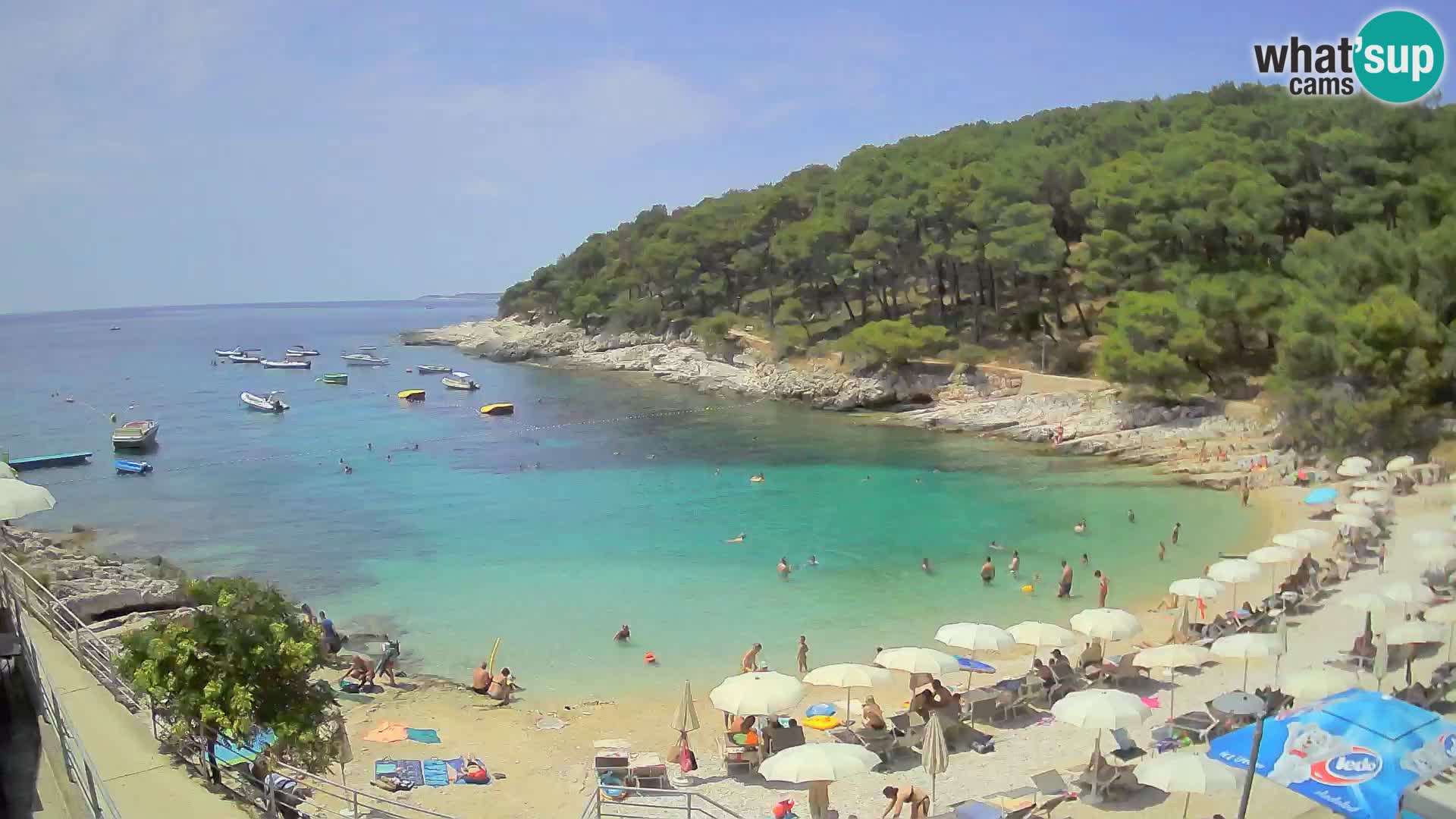Webcam Mali Lošinj – Sunčana uvala beach – Veli Žal