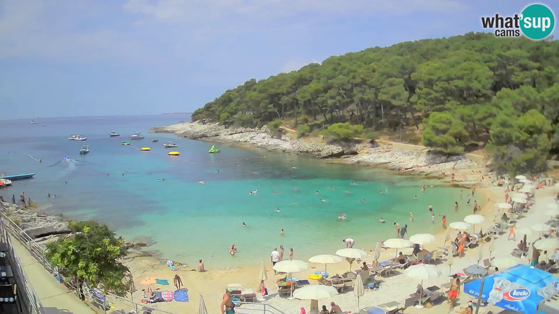 Webcam Mali Lošinj – plage Sunčana uvala – Veli Žal