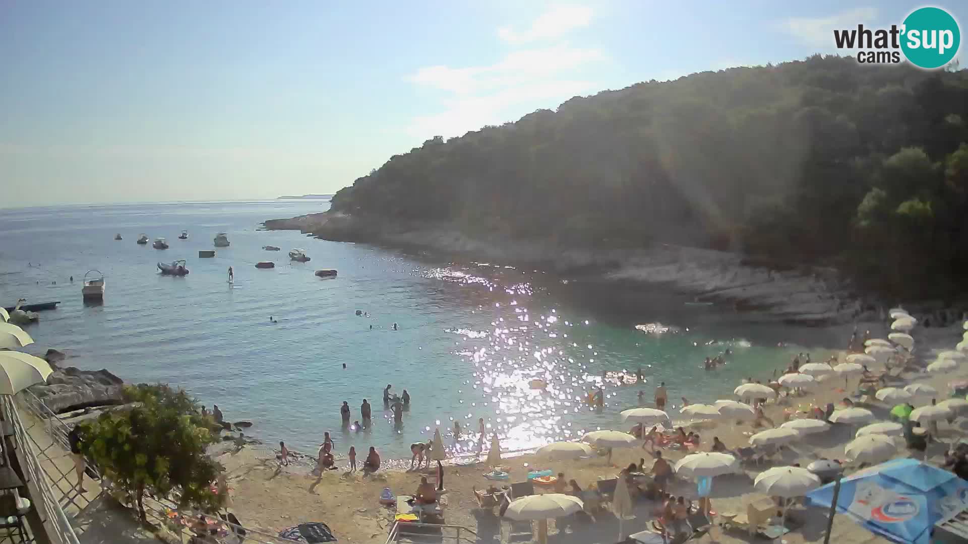 Webcam Mali Lošinj – Sunčana uvala beach – Veli Žal