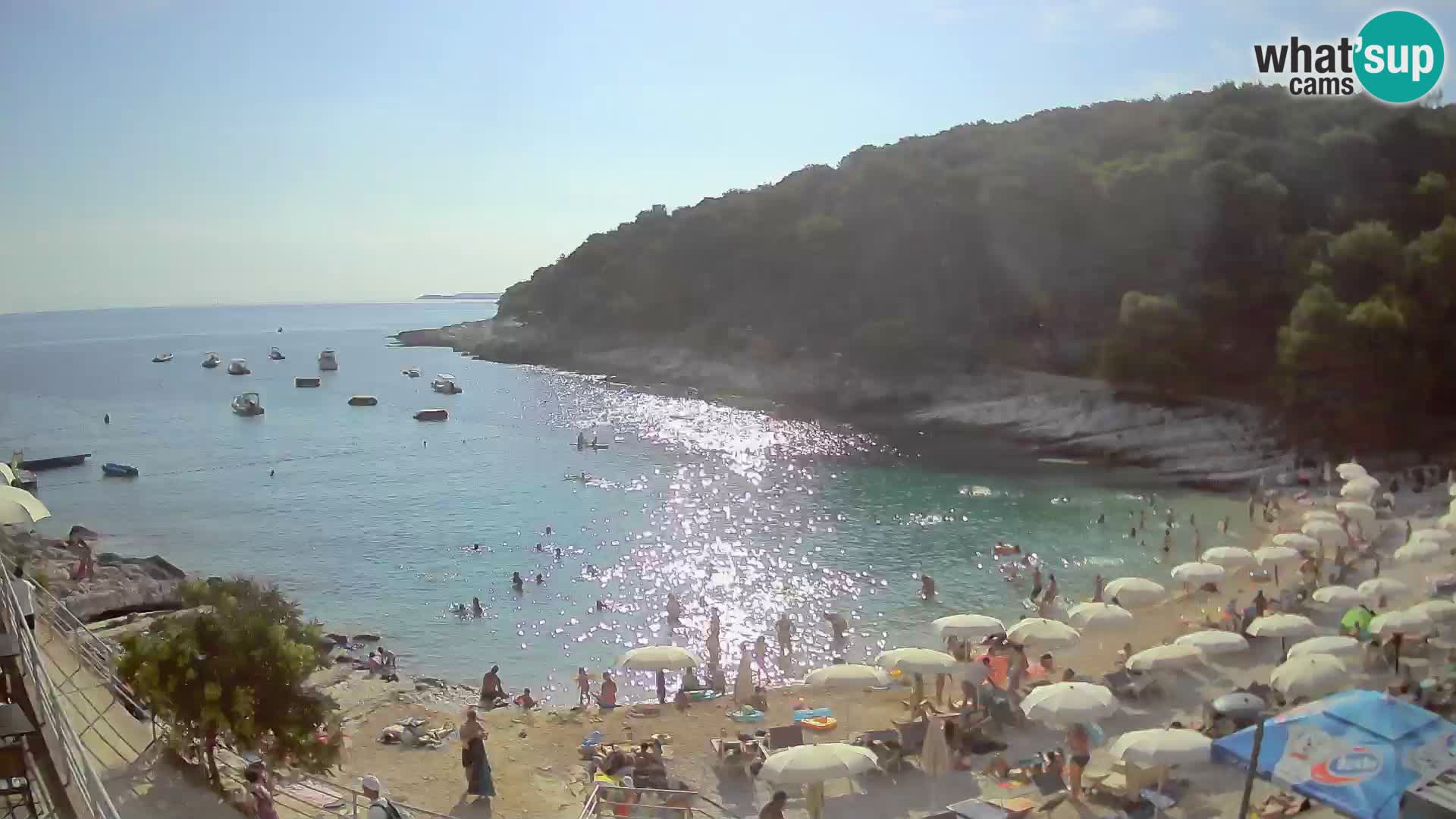 Webcam Mali Lošinj – spiaggia Sunčana uvala – Veli Žal
