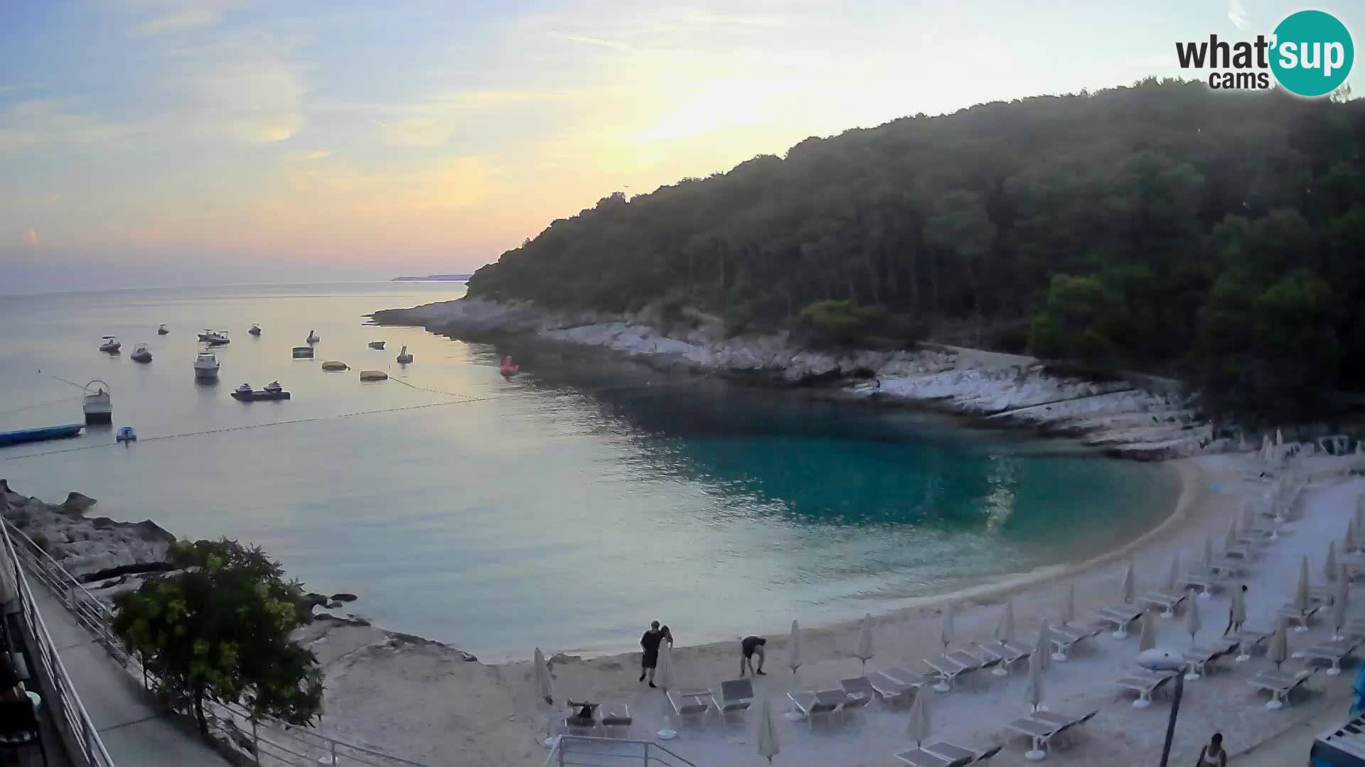 Web kam Mali Lošinj – plaža Sunčana uvala – Veli Žal