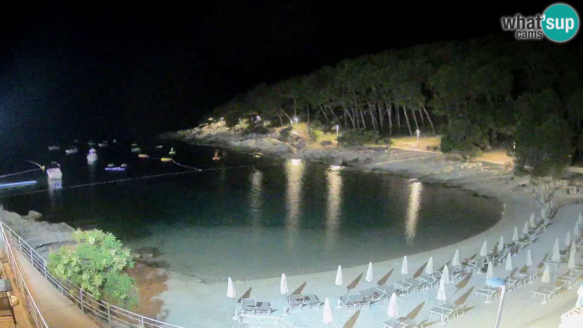 Webcam Mali Lošinj – plage Sunčana uvala – Veli Žal