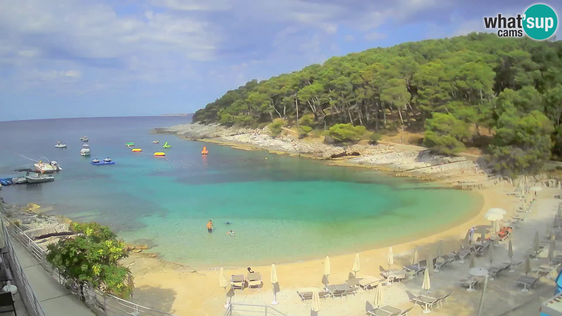 Webcam Mali Lošinj – Sunčana uvala beach – Veli Žal
