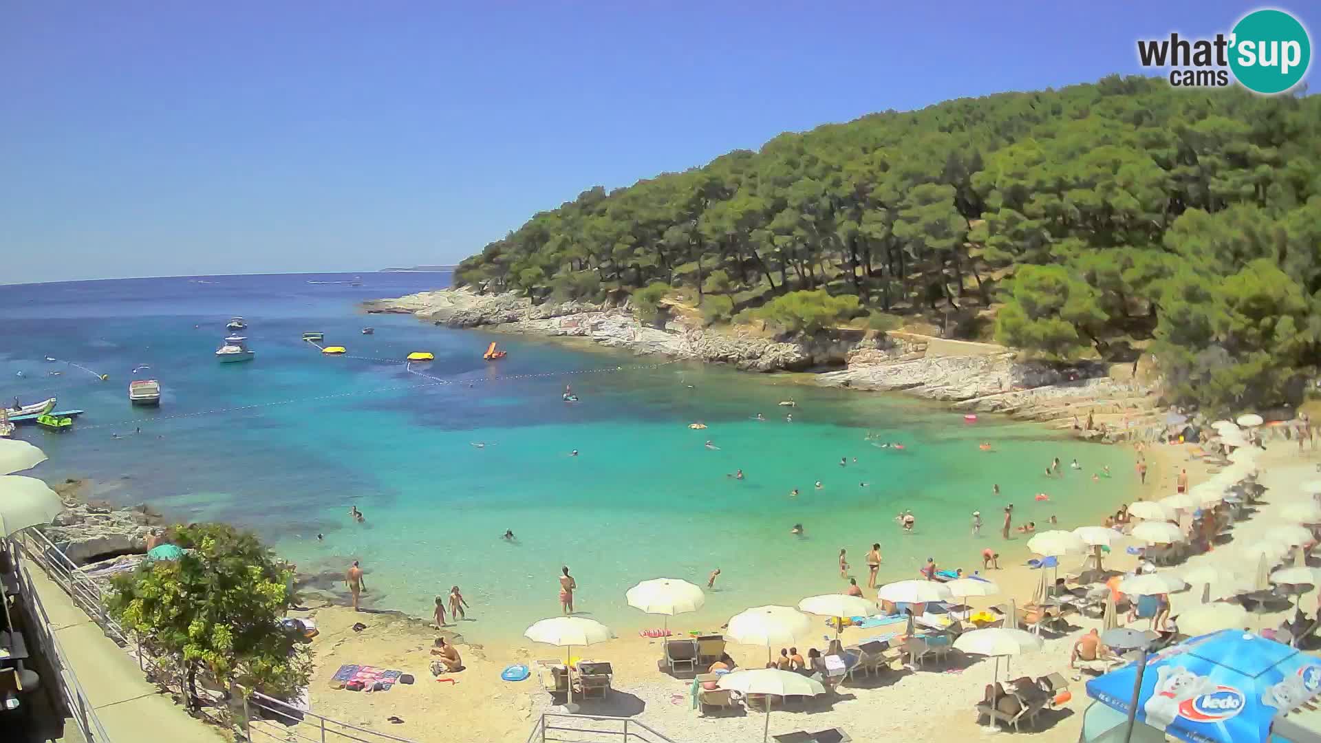 Webcam Mali Lošinj – plage Sunčana uvala – Veli Žal