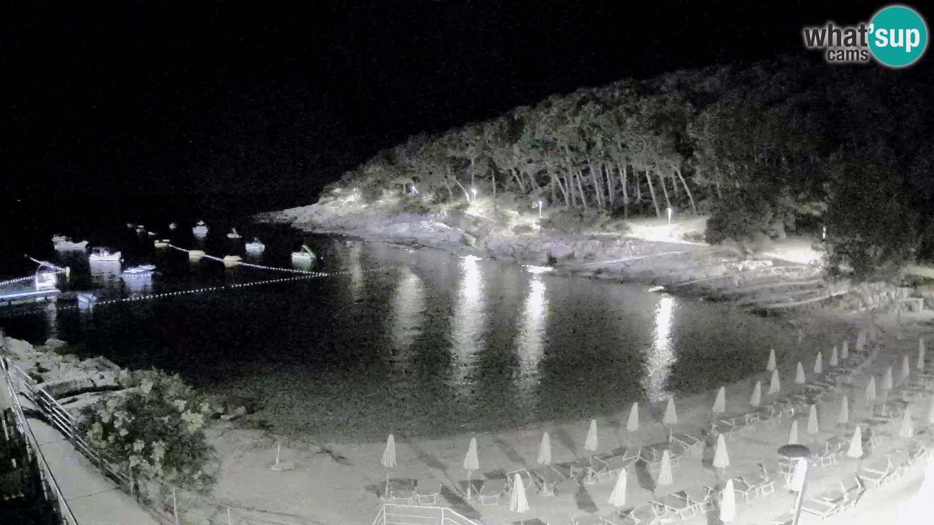 Webcam Mali Lošinj – Sunčana uvala beach – Veli Žal
