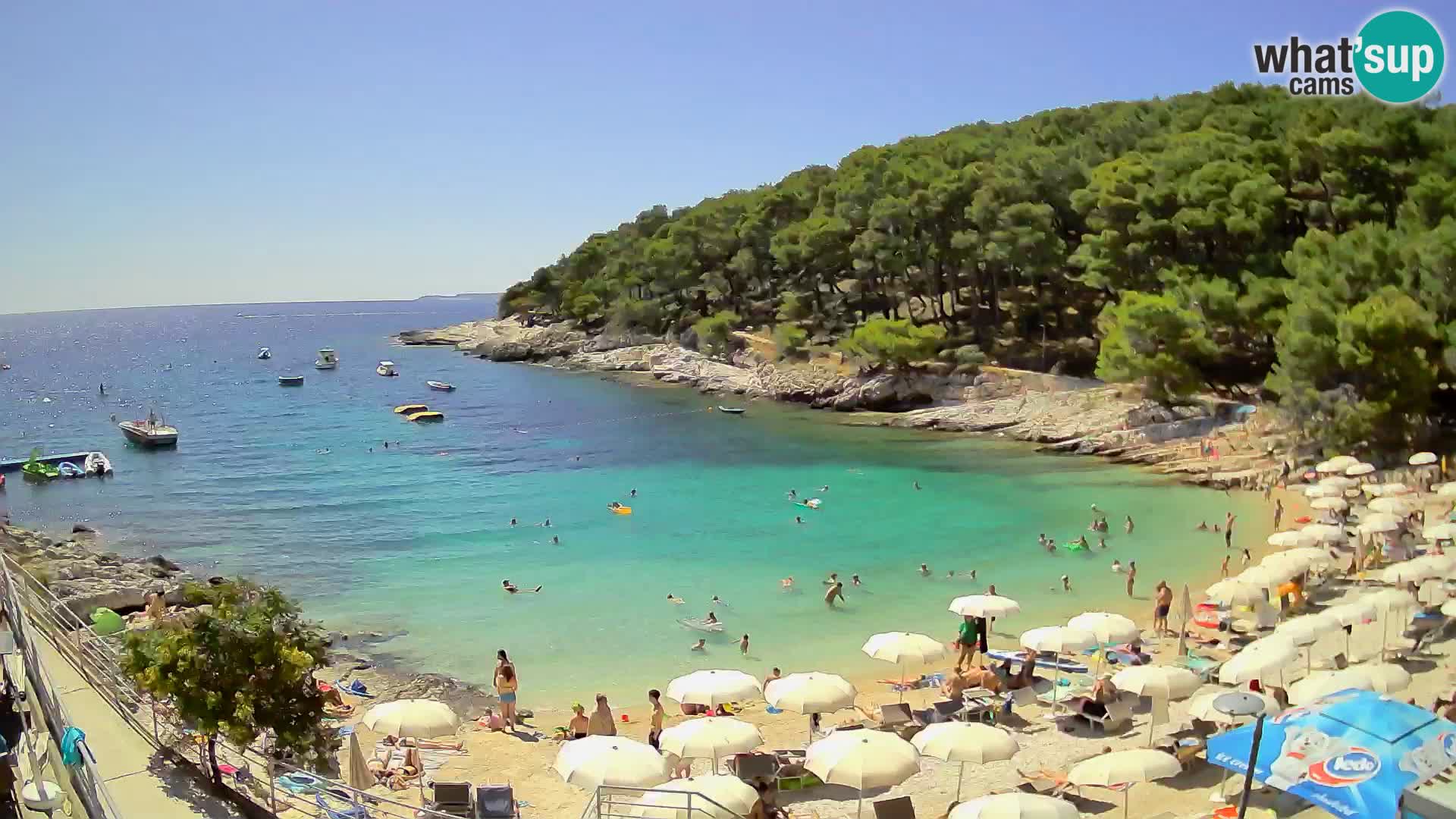 Webcam Mali Lošinj – spiaggia Sunčana uvala – Veli Žal