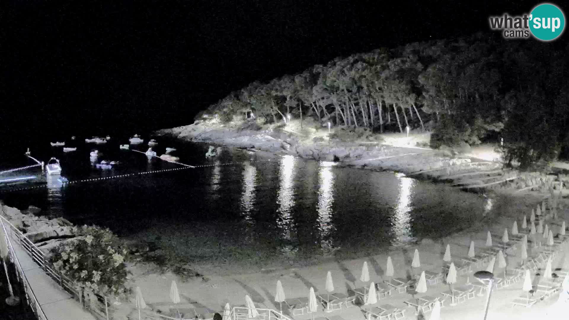 Spletna Kamera Mali Lošinj – plaža Sunčana uvala – Veli Žal